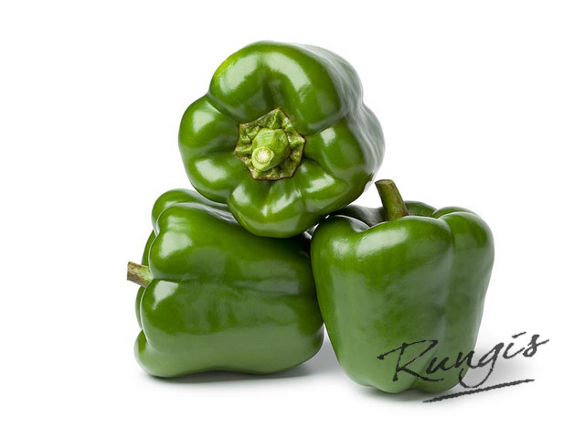 10738 Groene paprika kg - stuk