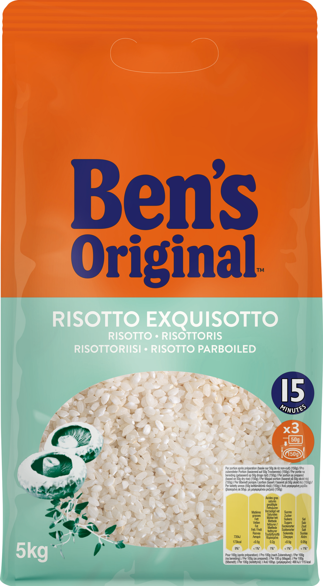16744 Exquisotto risotto rijst 1x5 kg