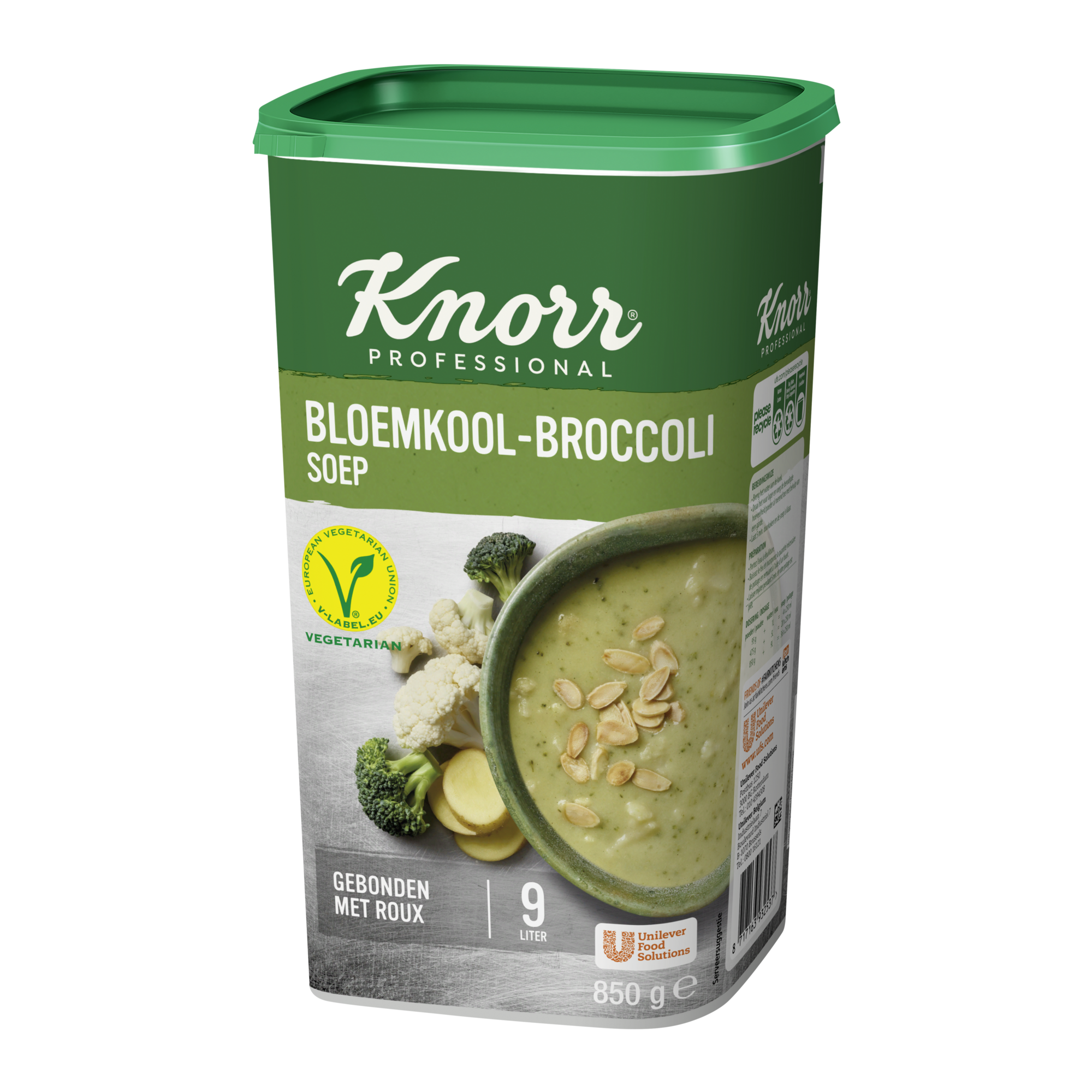 17568 Bloemkool-broccolisoep  850 gr.