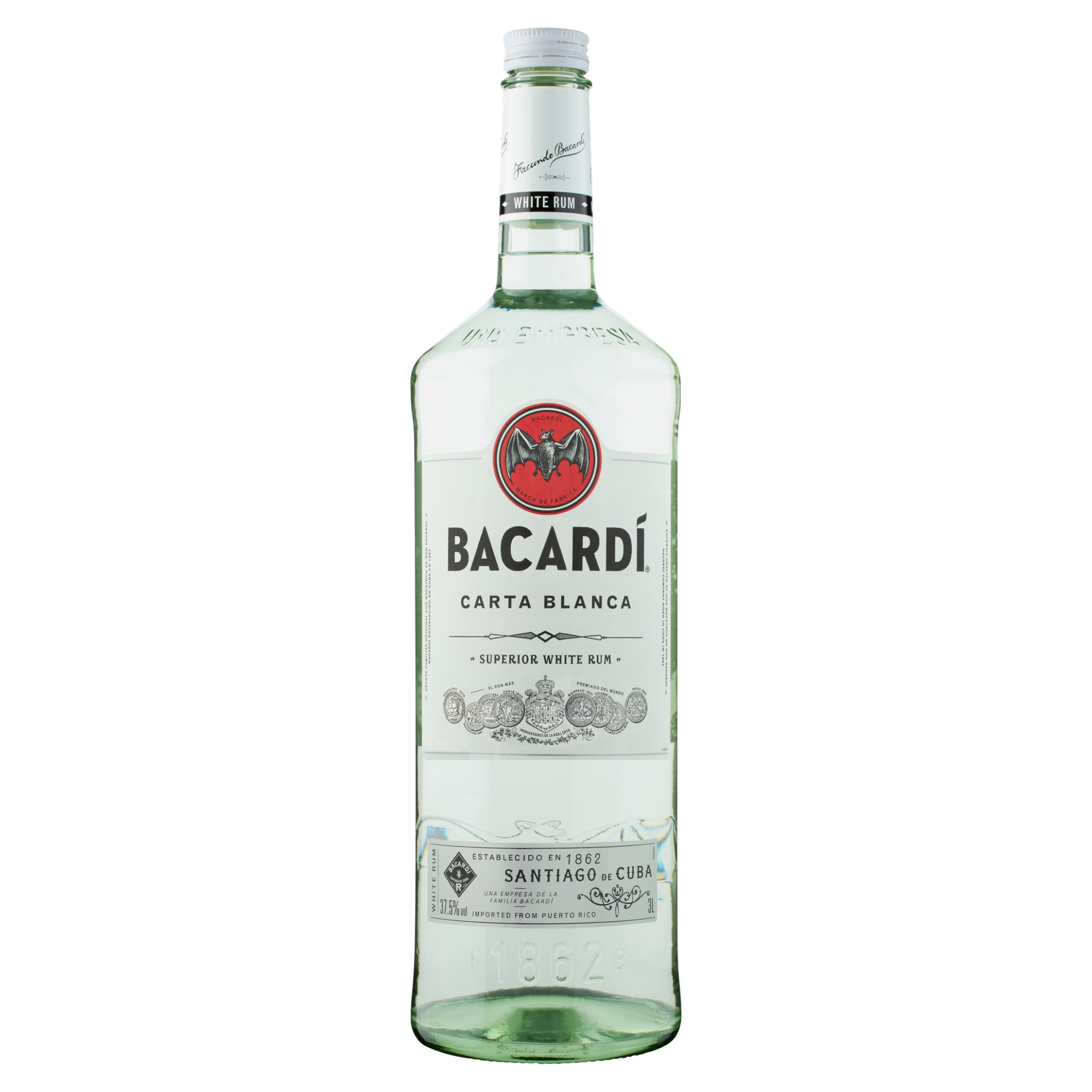 17837 Bacardi rum wit magnum 1x3 ltr