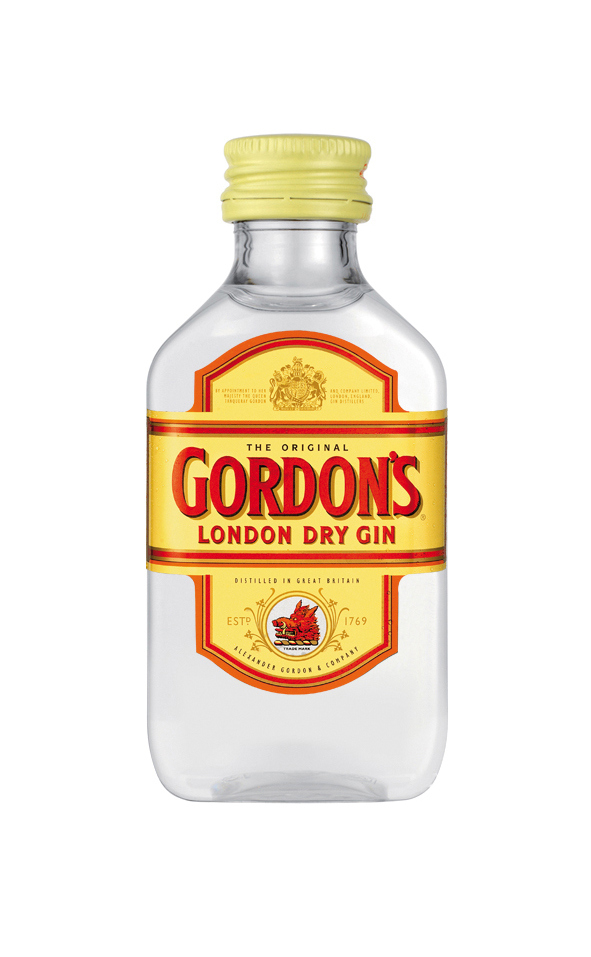 18105 Gordon gin miniatuur 12x50 ml