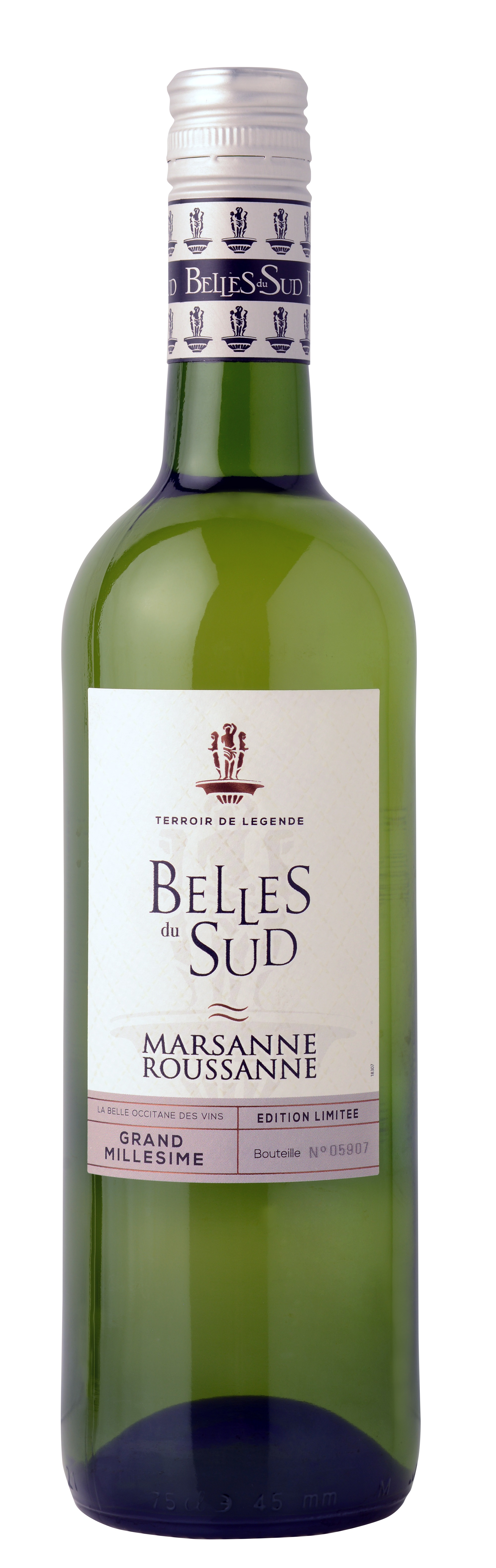 18654 Belles du Sud Marsanne Roussanne Blanc 0,75 liter