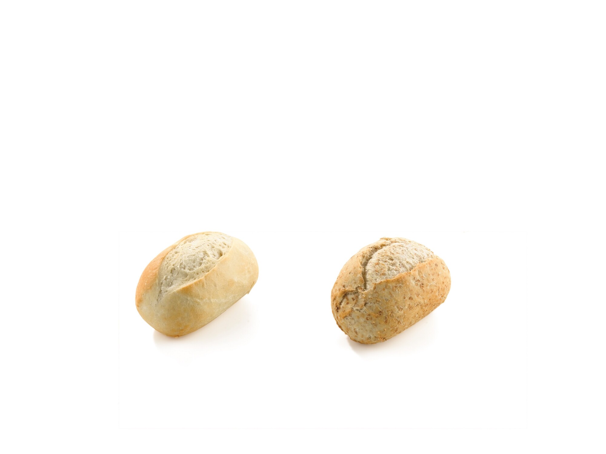 20471 Mini broodjes wit en meergranen 50x38 gr