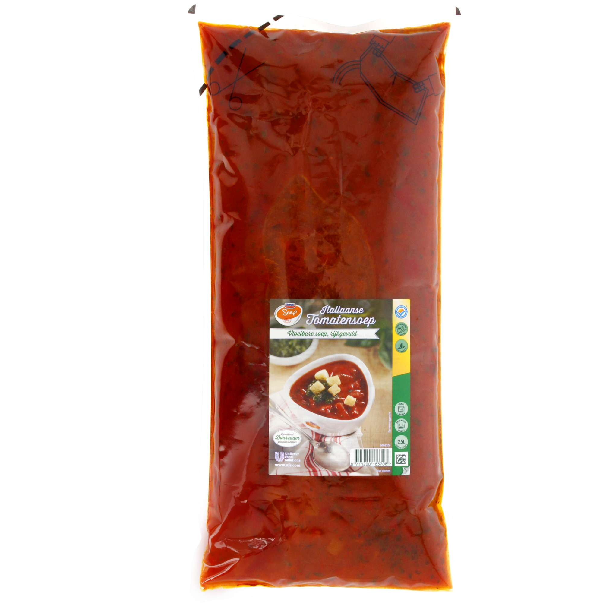 21497 Soup factory italiaanse tomatensoep 4x2,50 ltr