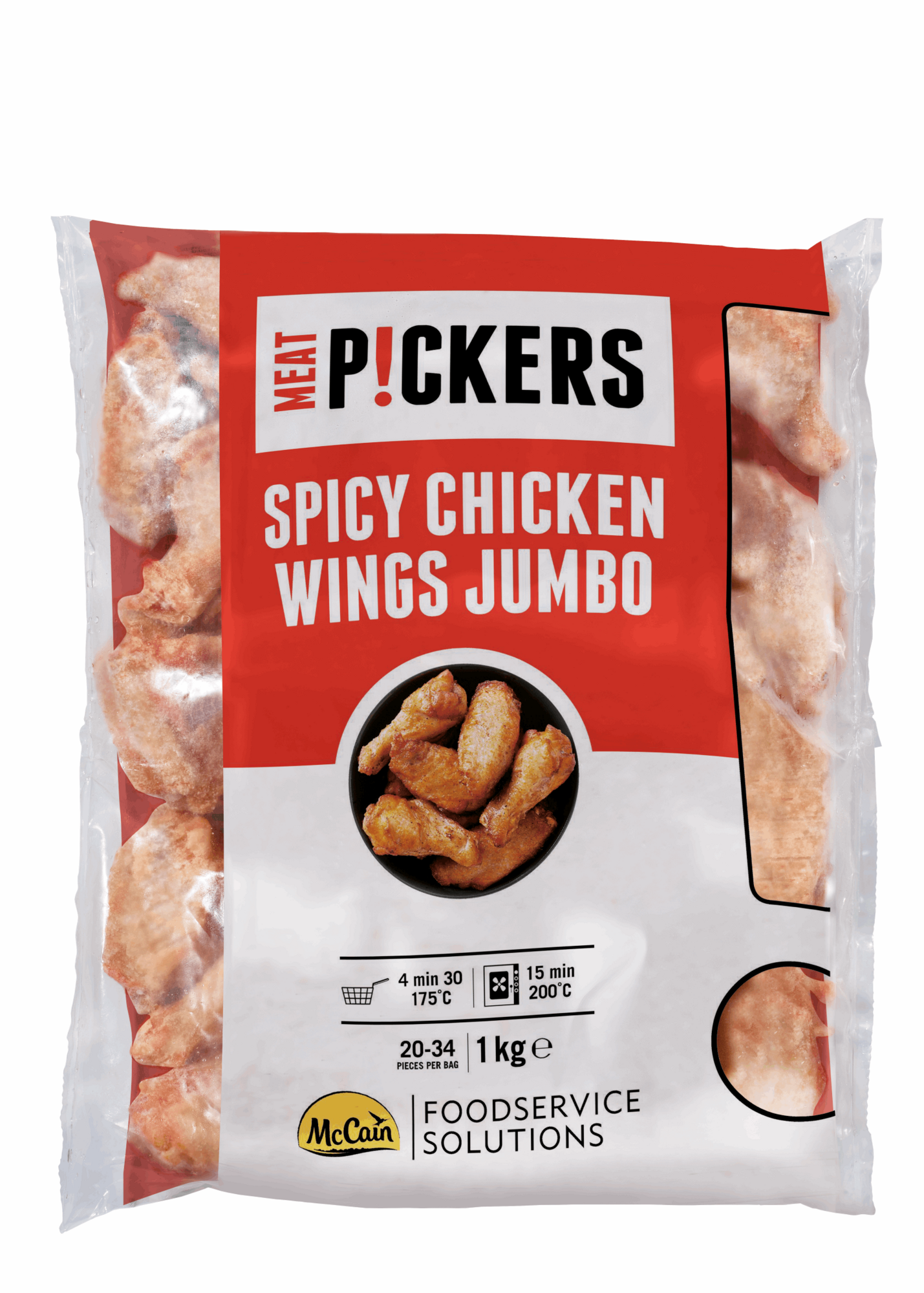 23550 6248.spicy chicken wings jumbo hot 5x1 kg