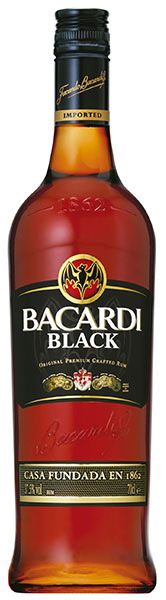 24755 Bacardi rum black 1ltr
