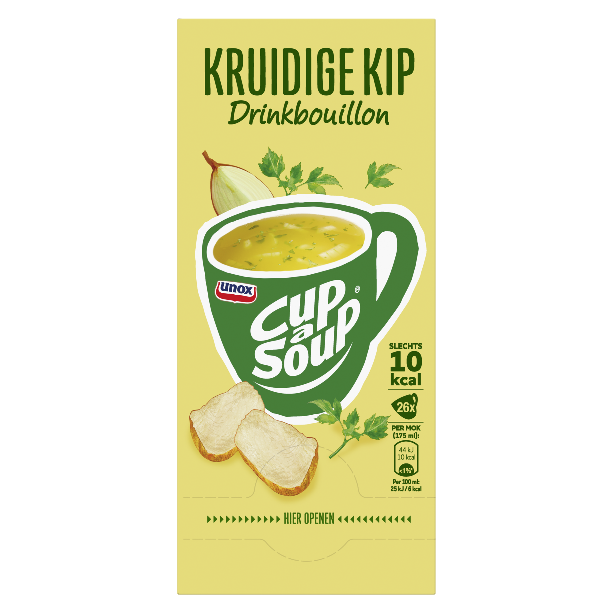 25129 Drinkbouillon kruidige kip cup-a-soup 1x26 zak