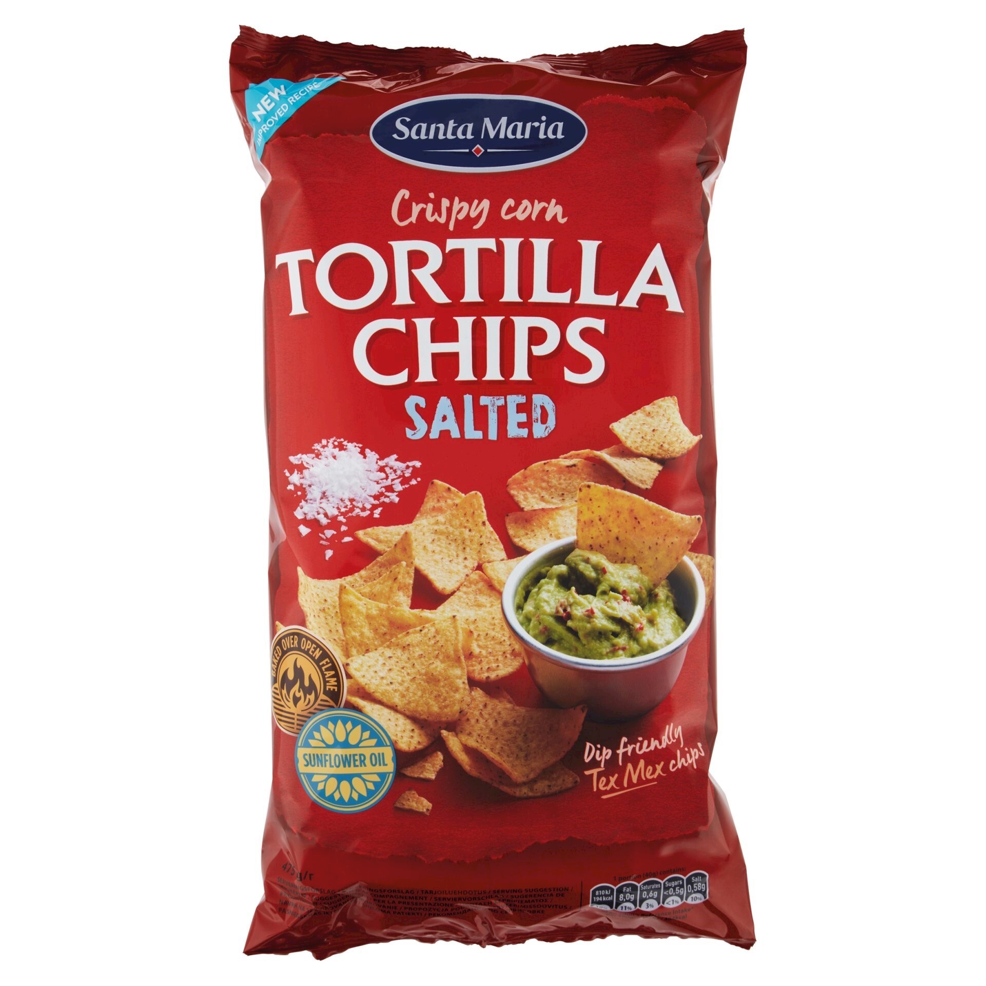 27937 Tortilla chips salted 12x475gr