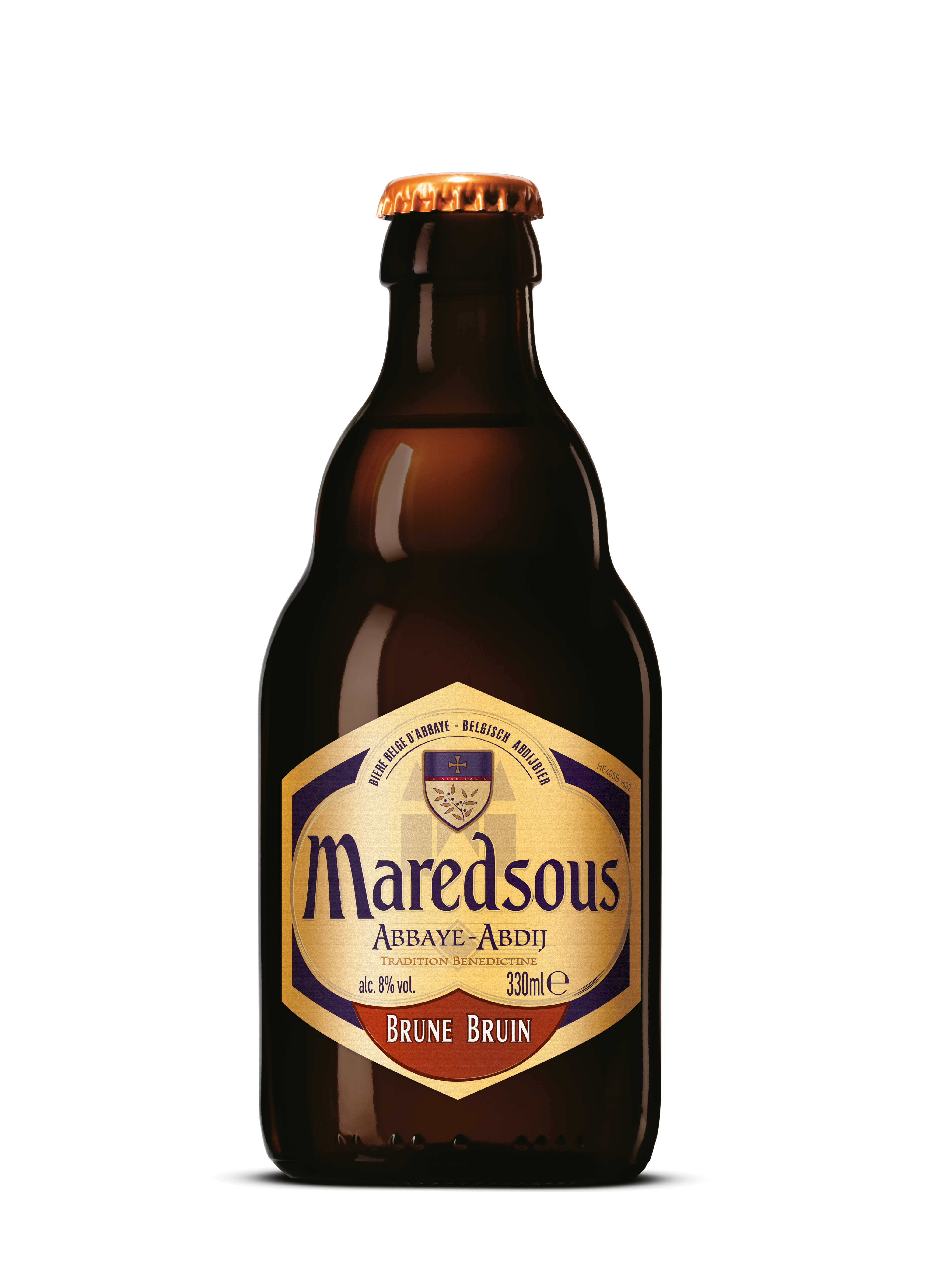 31312 Maredsous 8 bruin bier 24x33 cl