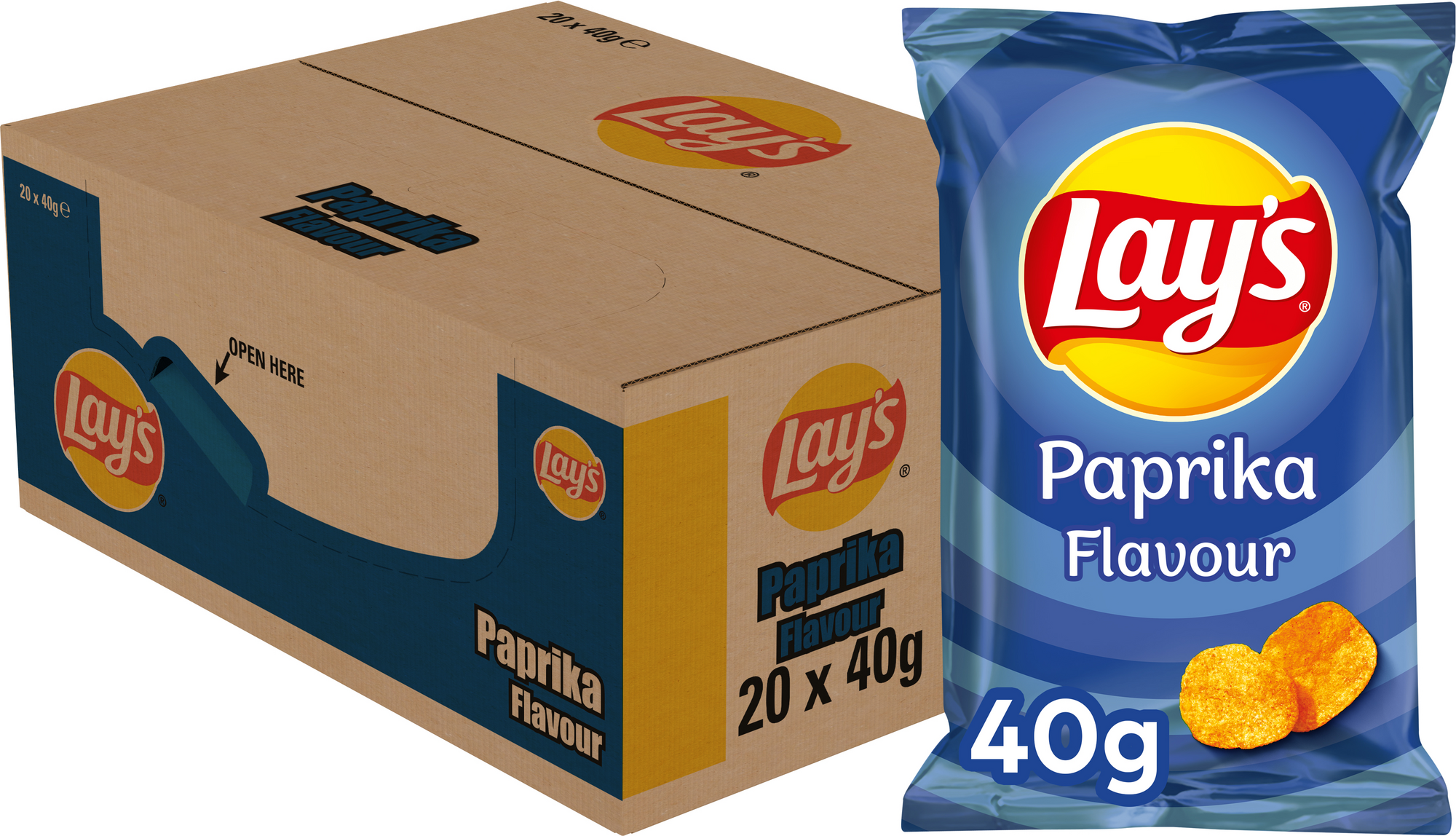 31563 Lay's chips paprika 20x40 gr