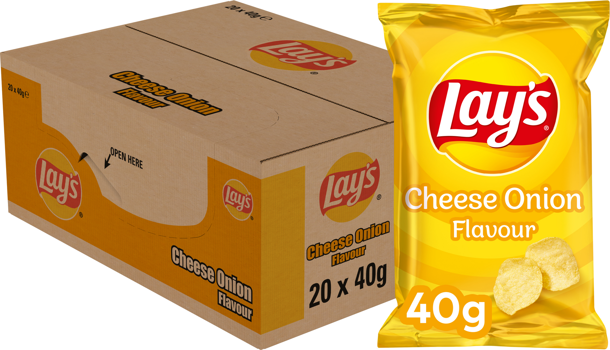 31575 Lay's chips cheese union 20x40 gr