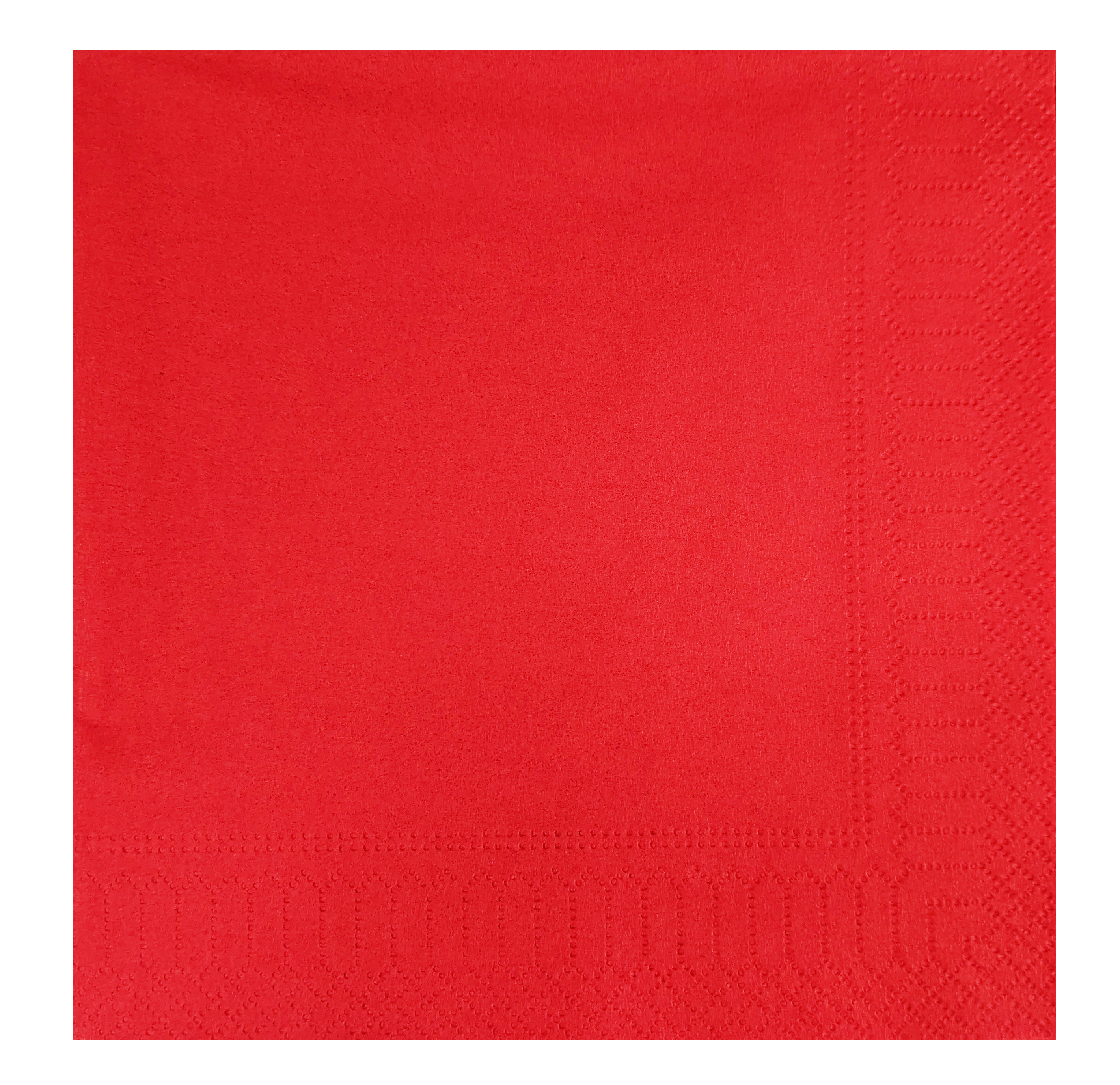 33593 Servet rood 2-laags 33 cm 100 stuks