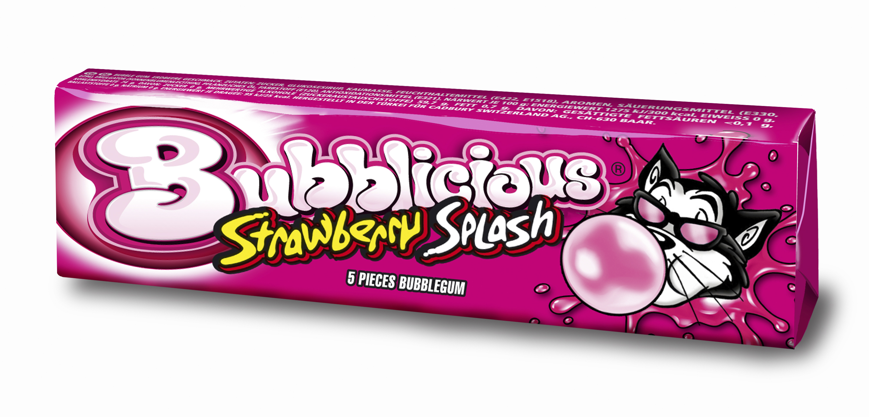 34397 Bubblicious strawberry splash 0,70 1x18 st