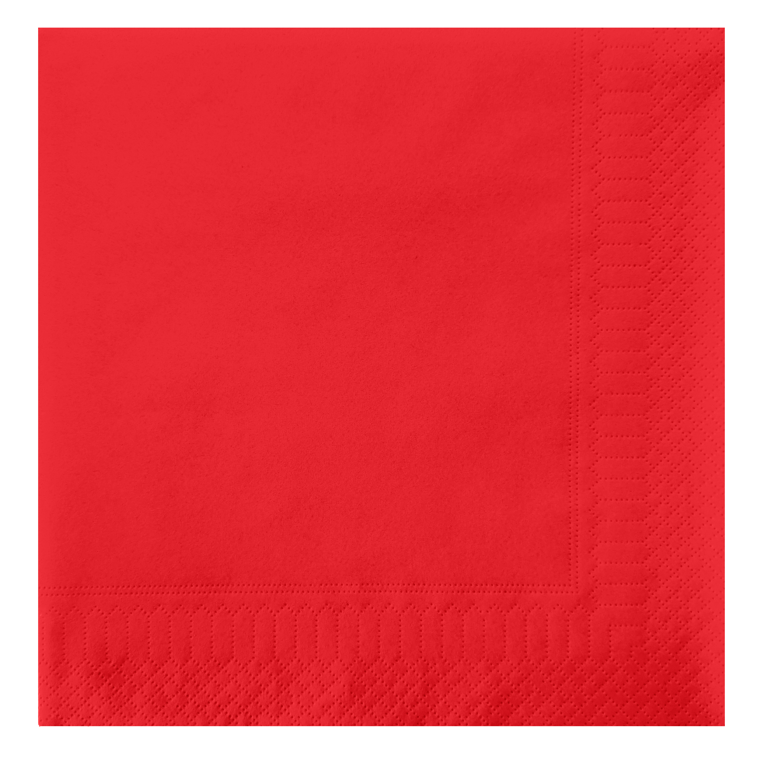 35171 Servet rood 2-laags 40 cm 100 stuks