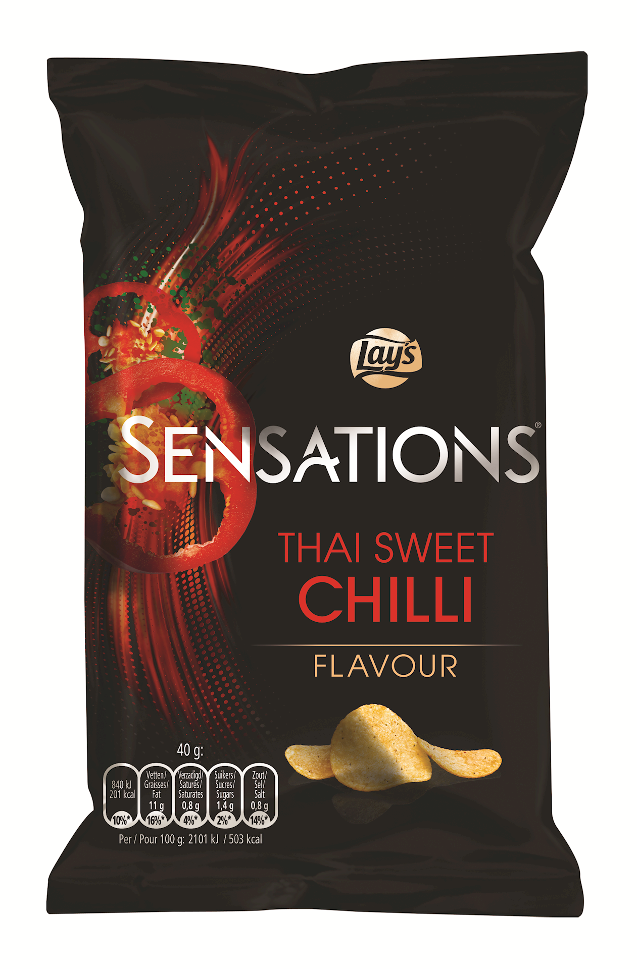 36636 Chips sensation Thai sweet chili 20x40 gr