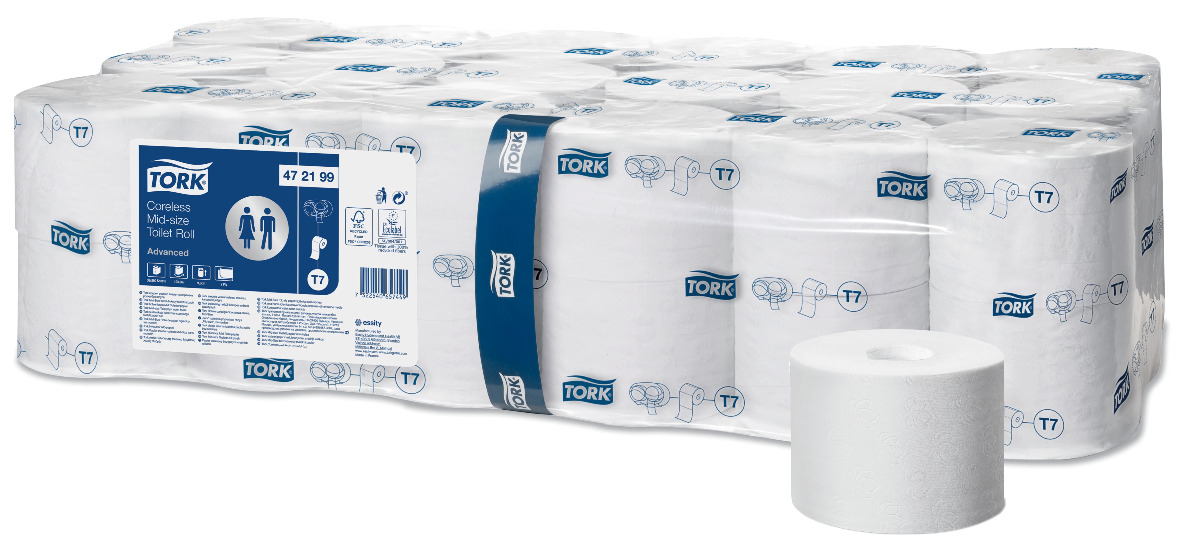 37950 Tork toiletpapier ensure comp 900 vel 36rol (472199)