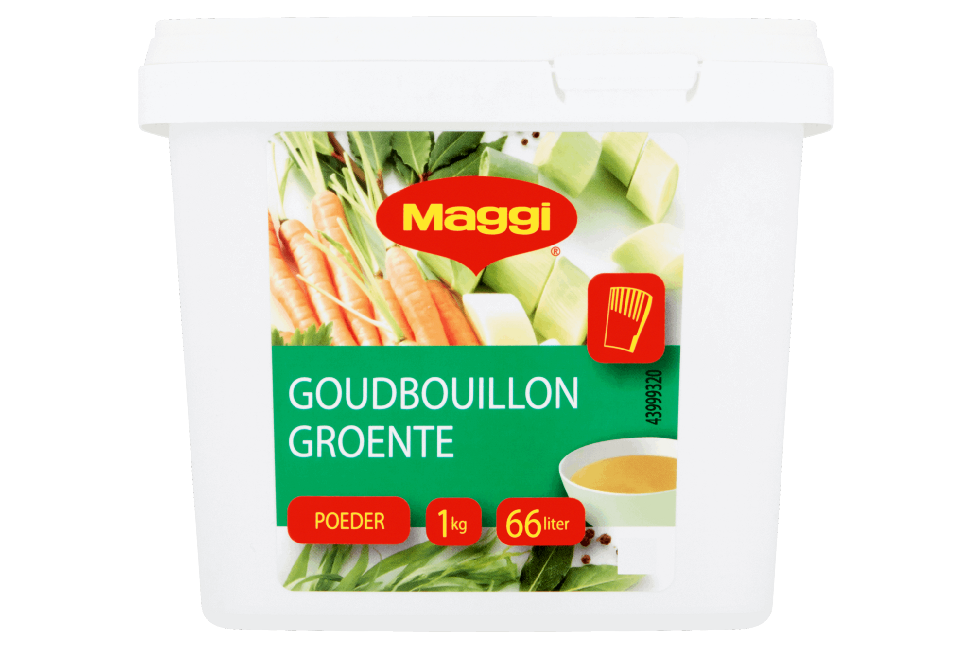 38166 Goudbouillon groente 1000gr.