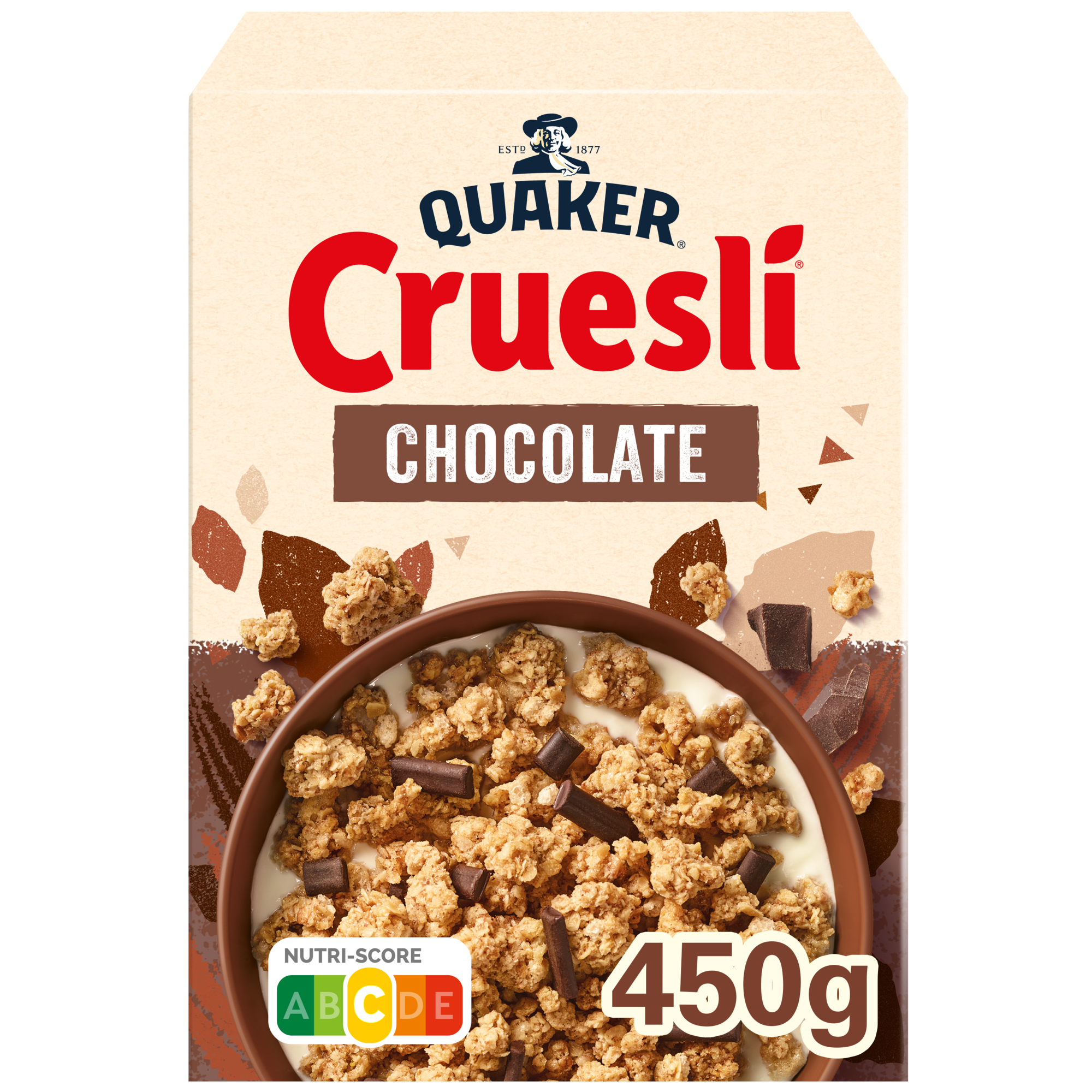 40018 Cruesli chocolade 6x450 gr