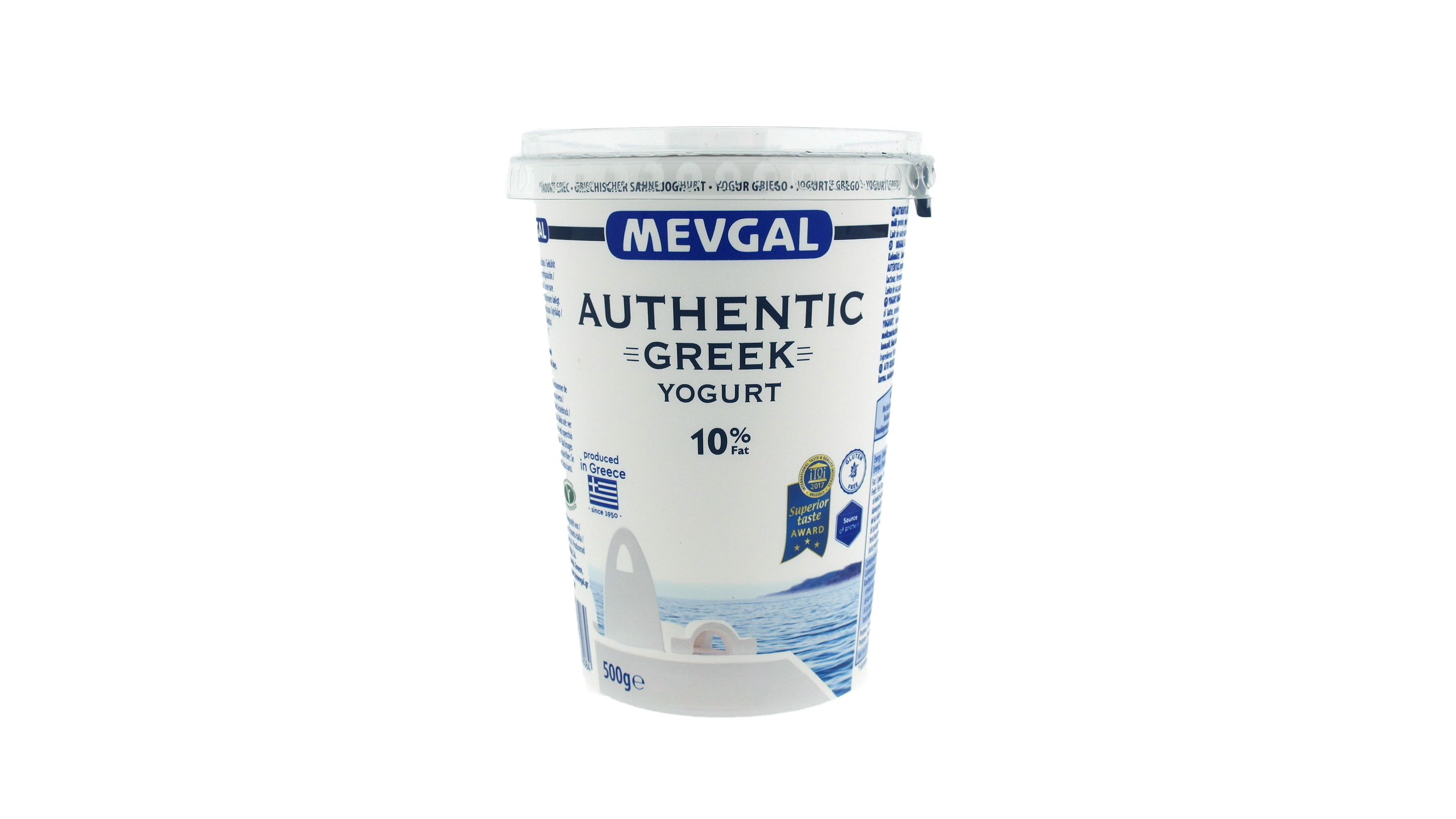 43395 Griekse yoghurt Mevgal 6x500 gram