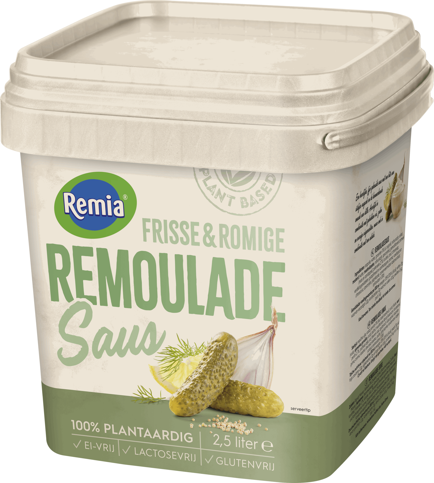 46663 Remouladesaus emmer vierkant 1x2,50 ltr