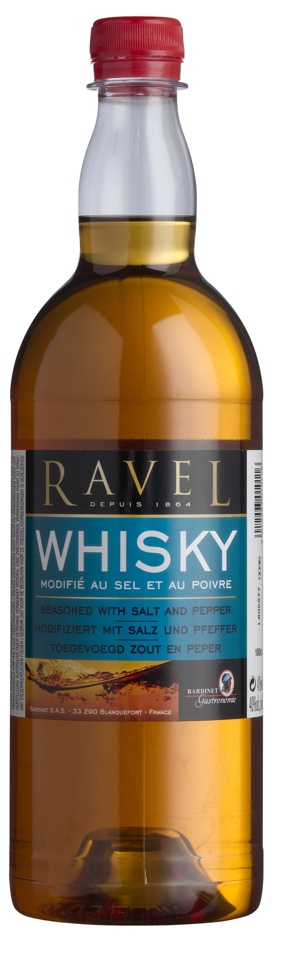 47168 Ravel whisky pet fles 1ltr