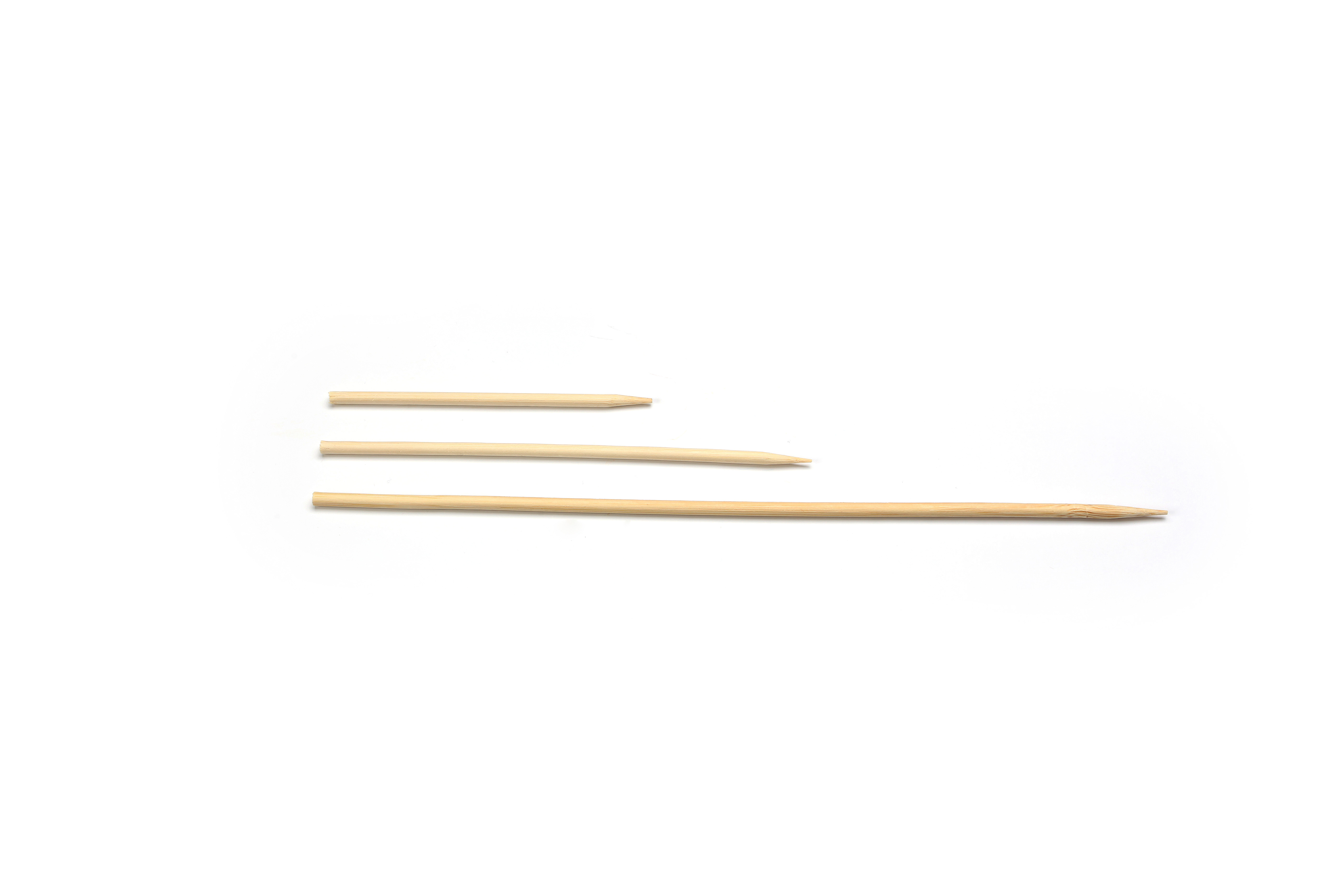 47296 Maiskolf prikker bamboe 5mm. 12,5cm 250 st