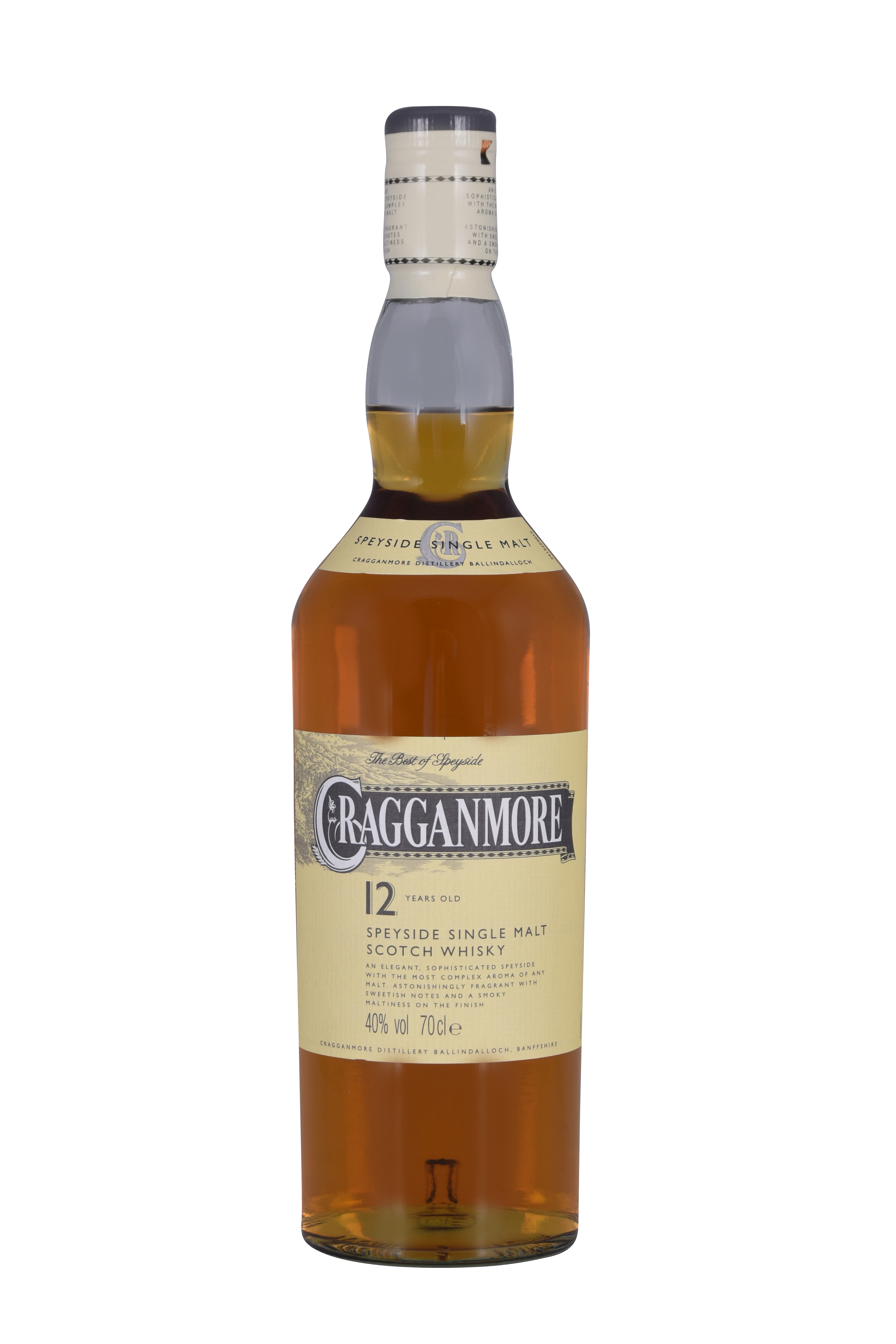 48334 Cragganmore malt whisky 12 years 1x0,70 ltr