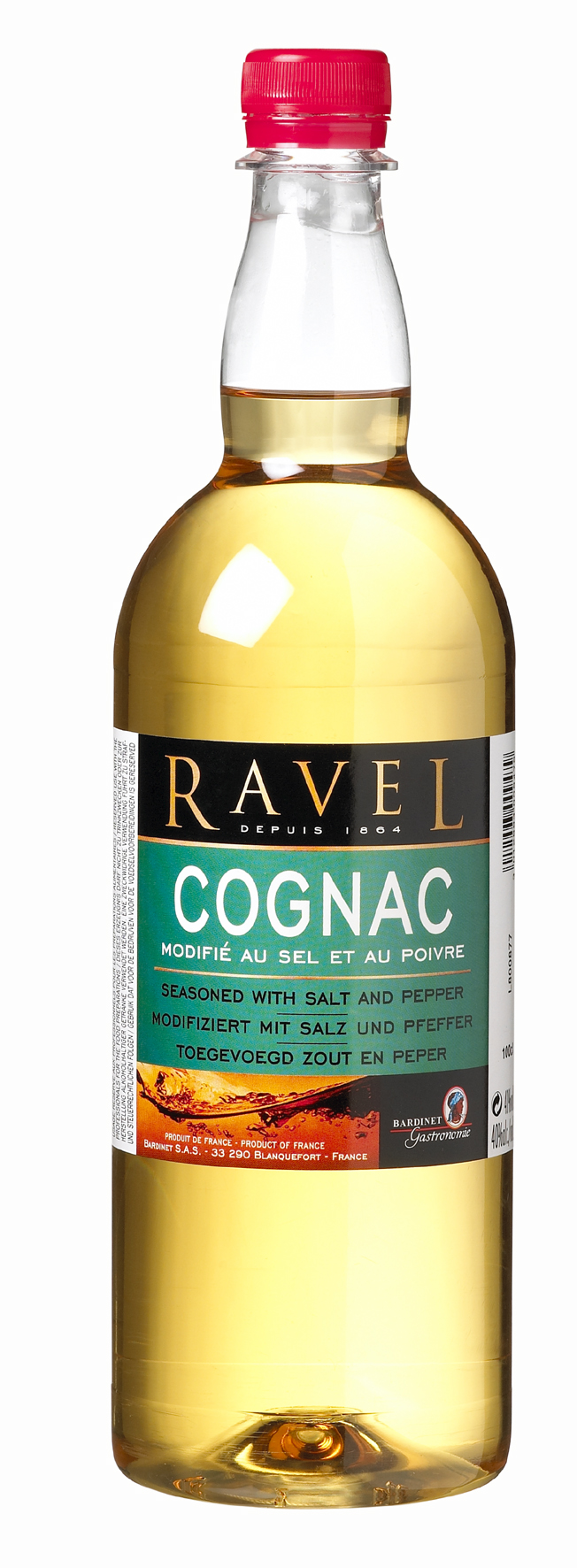 48709 Ravel cognac pet fles 1ltr
