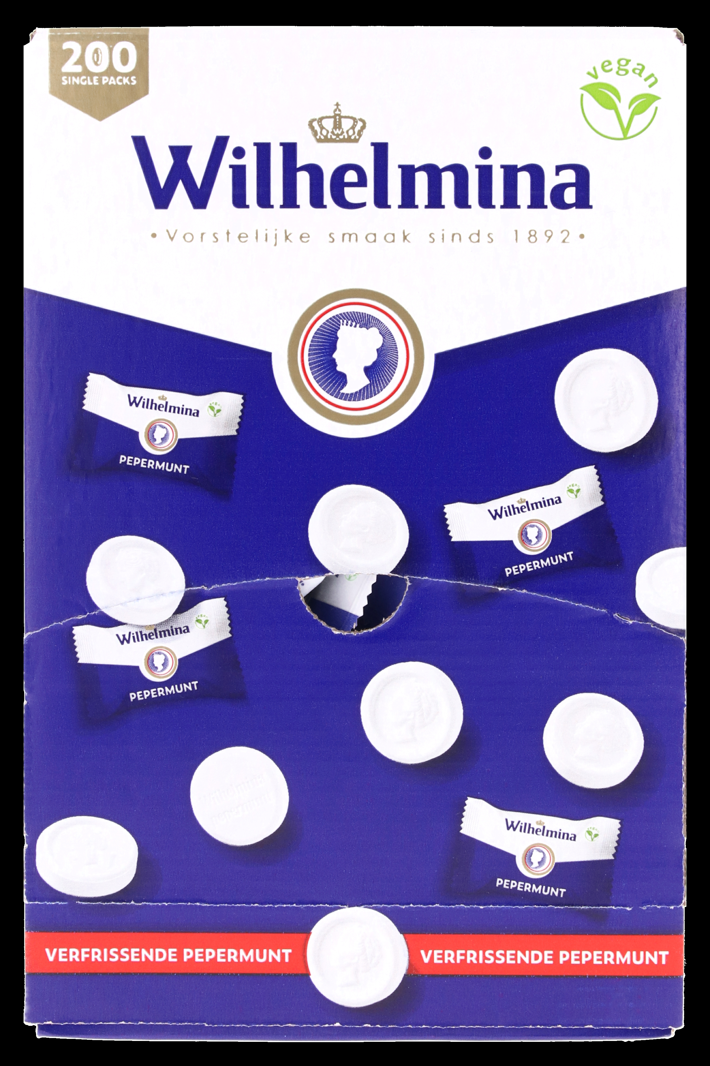 49287 Wilhelmina pepermunt per stuk verpakt 1x200 st