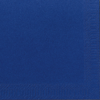 4934 Servet donkerblauw 3lgs.40cm. 1x125 st