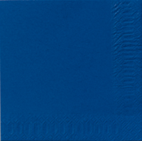 4946 Servet donkerblauw 2lgs.33cm. 1x125 st