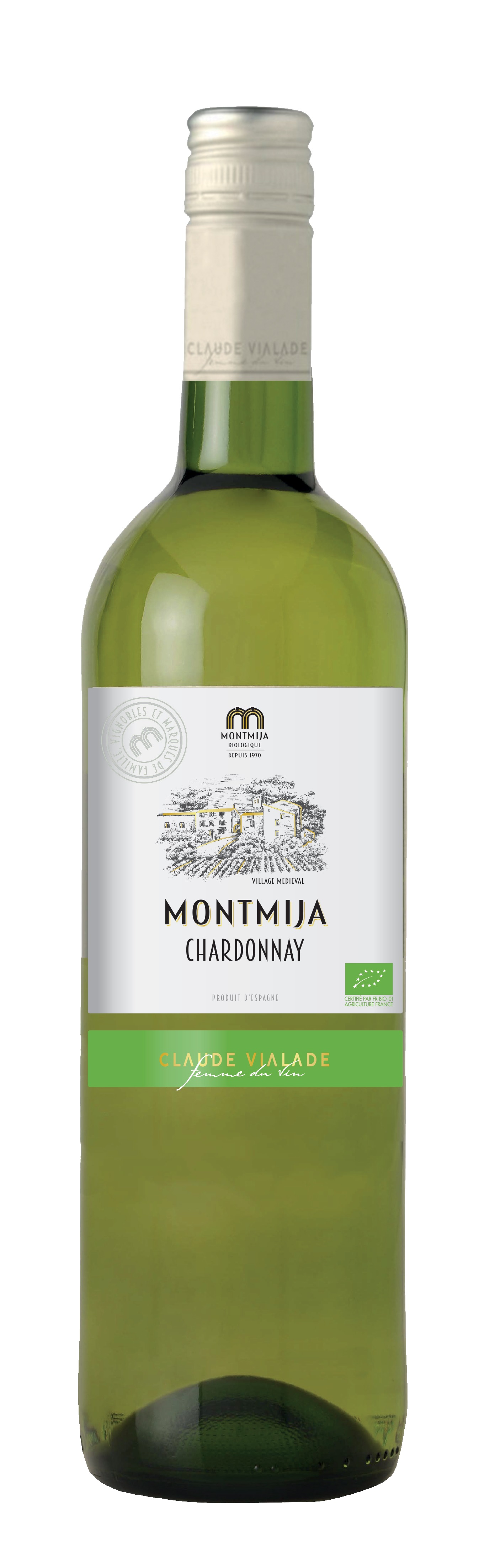50060 Montmija Chardonnay Blanc biologisch  0,75 liter