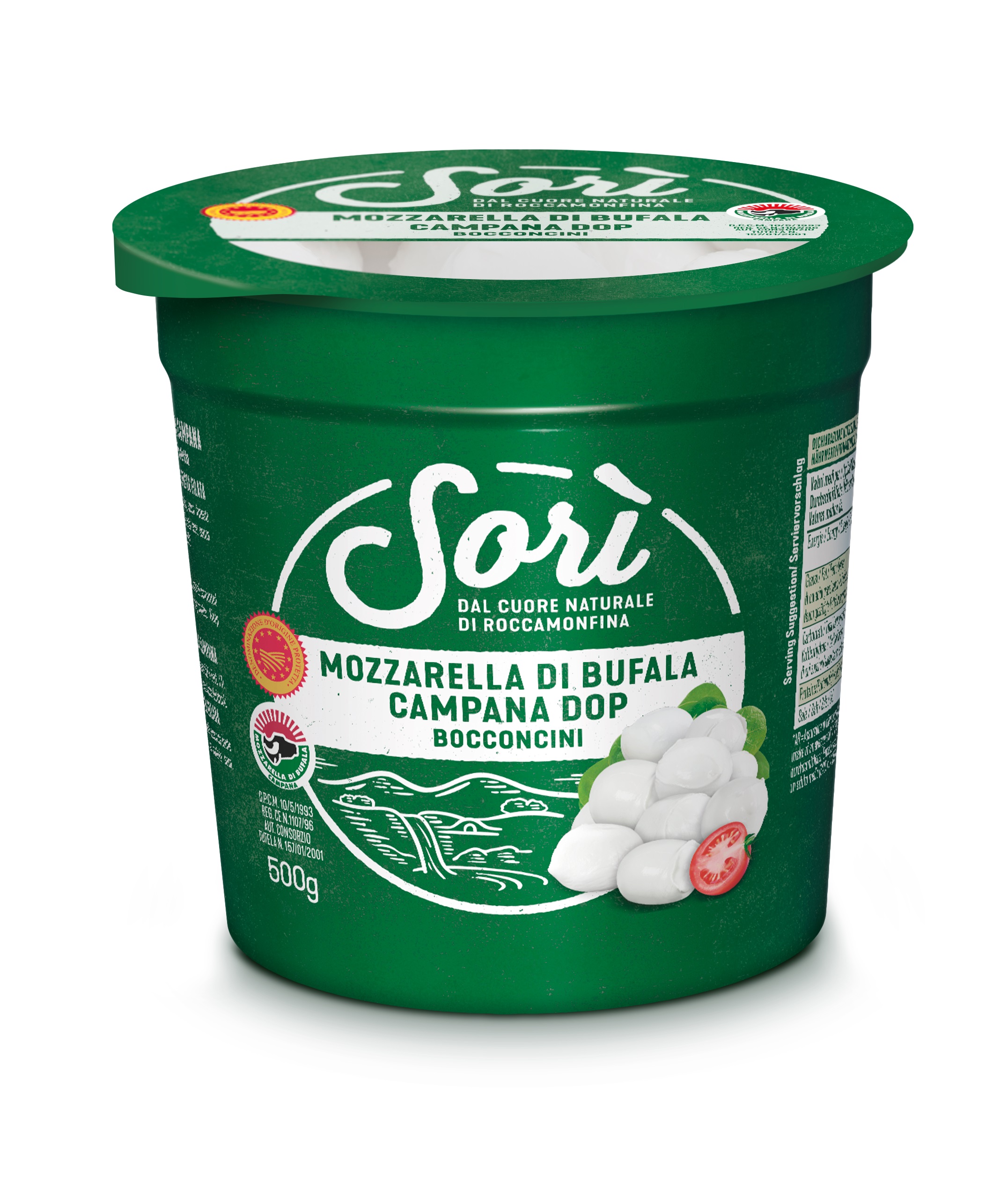 50456 Mozzarella buffel 5x100 gr