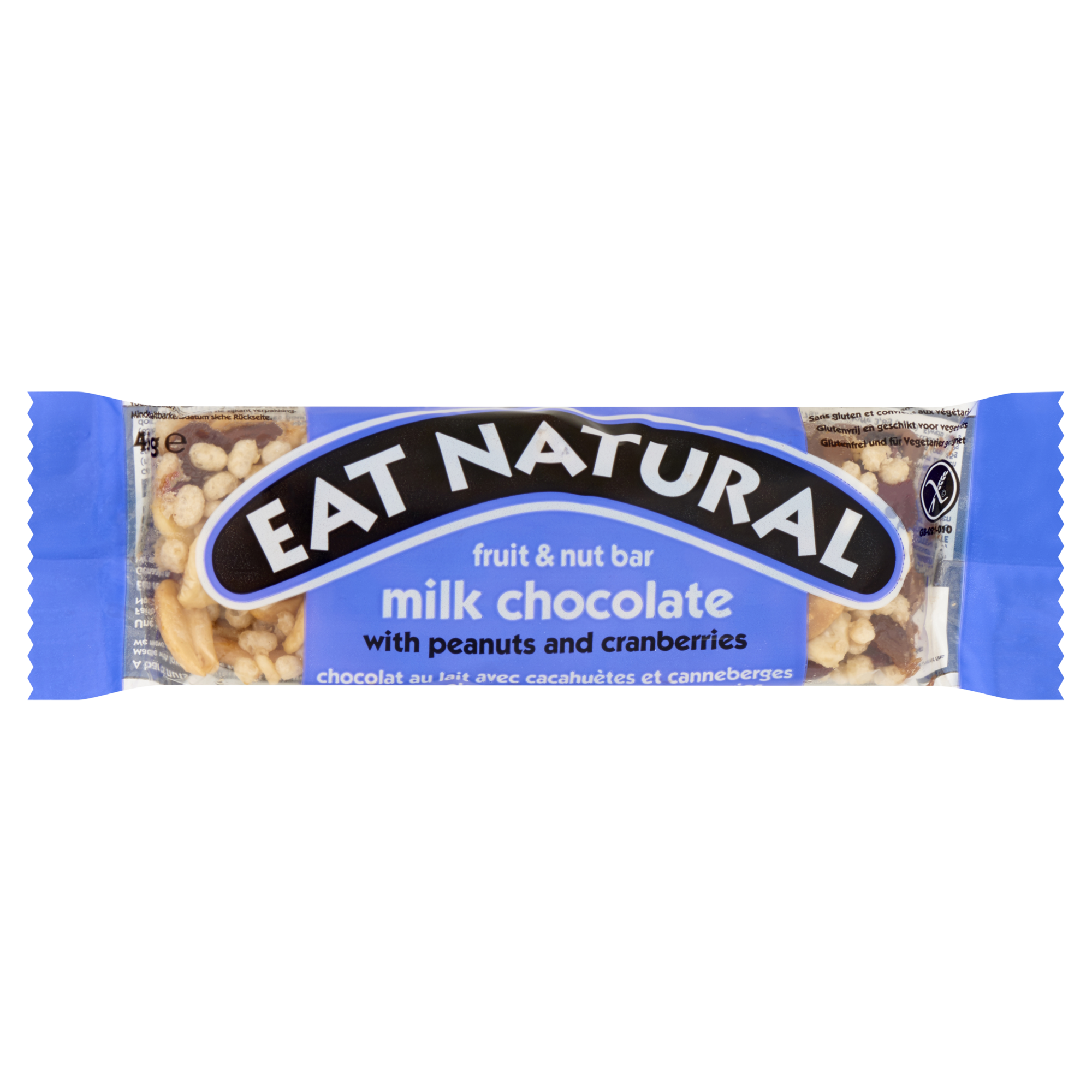 50548 Eat naturel peanut/cranb/pistache 12x45 gr