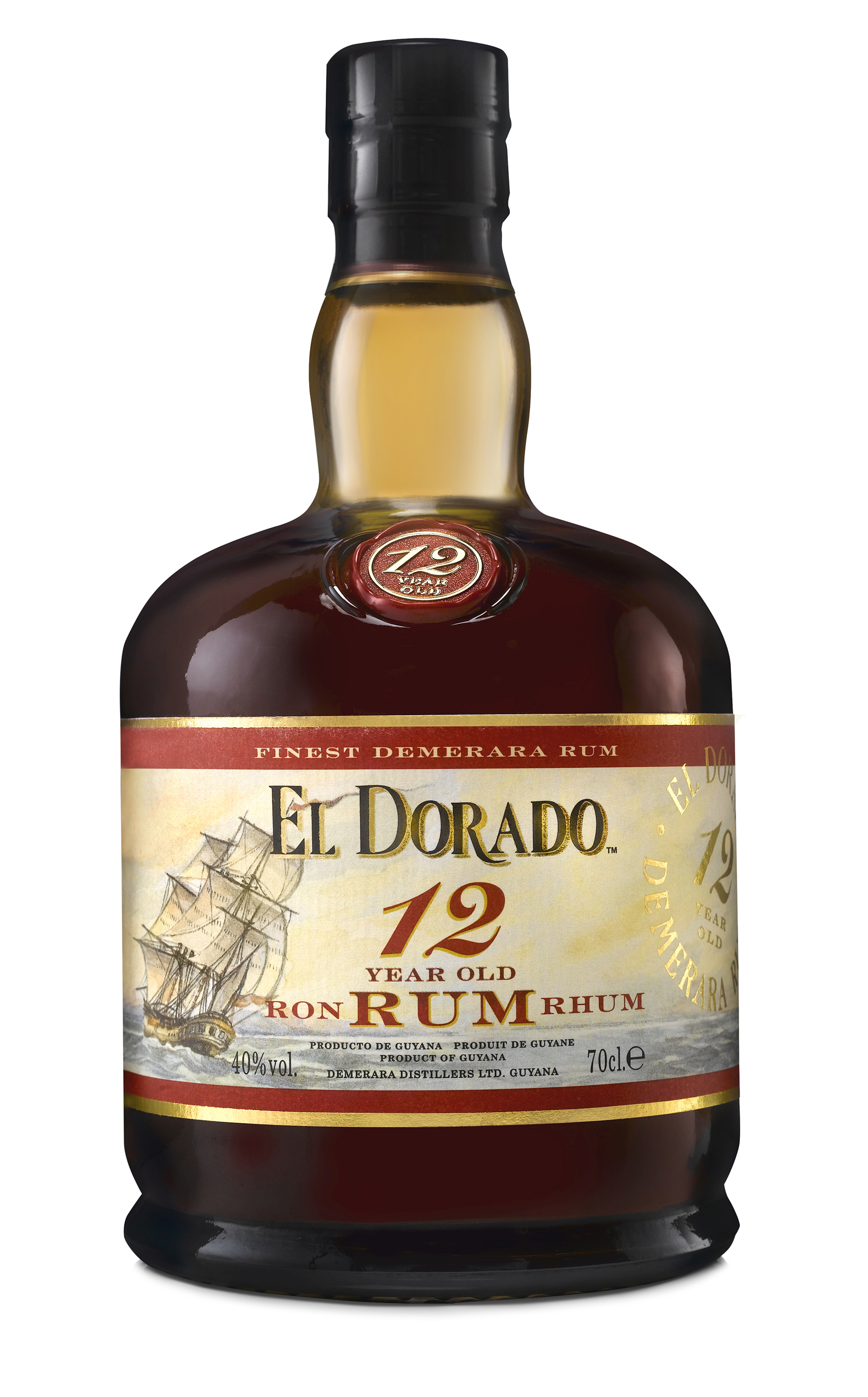 51262 El dorado rum 12y 40% 1x 0,7 ltr