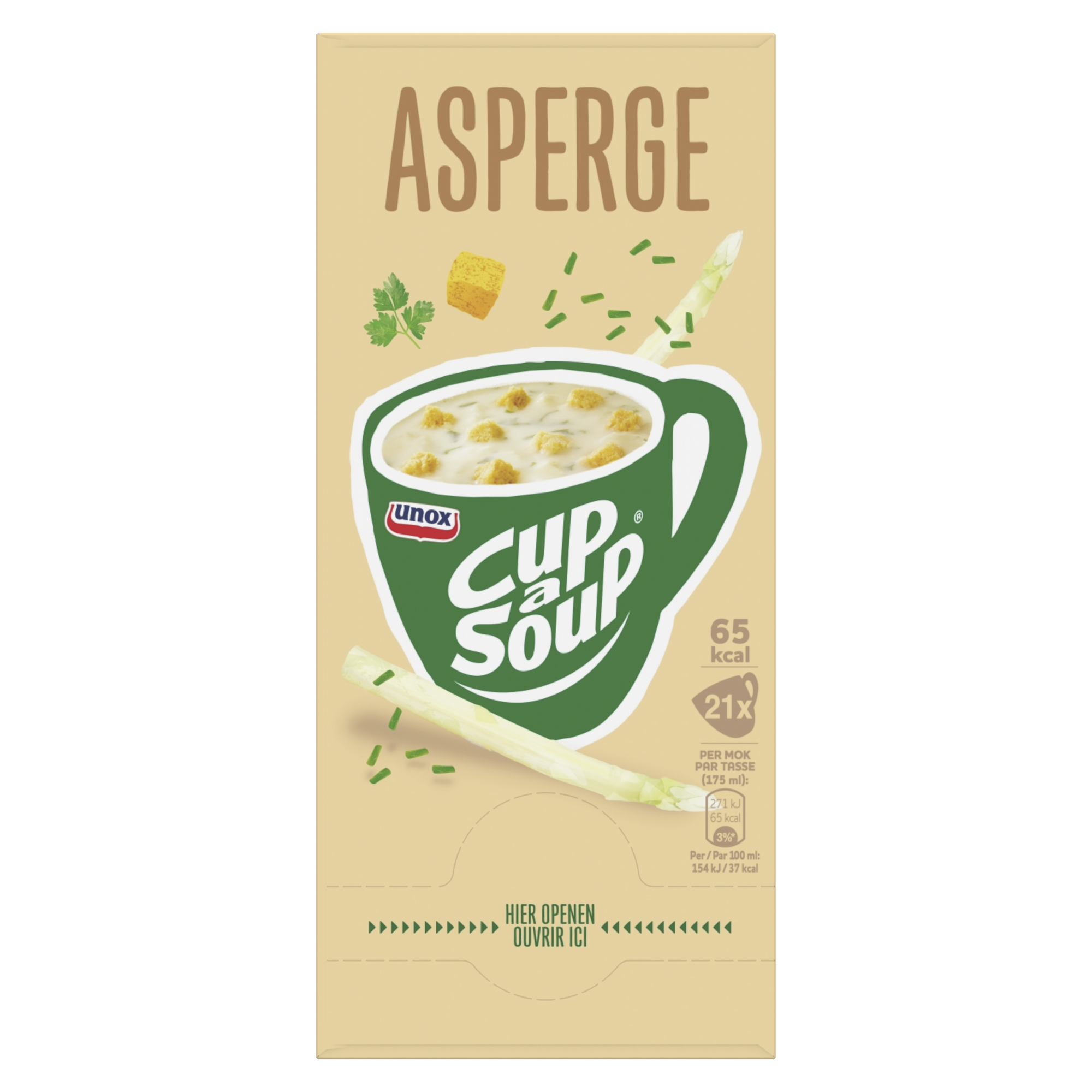 51486 Groene asperge cup-a-soup 21x175 ml