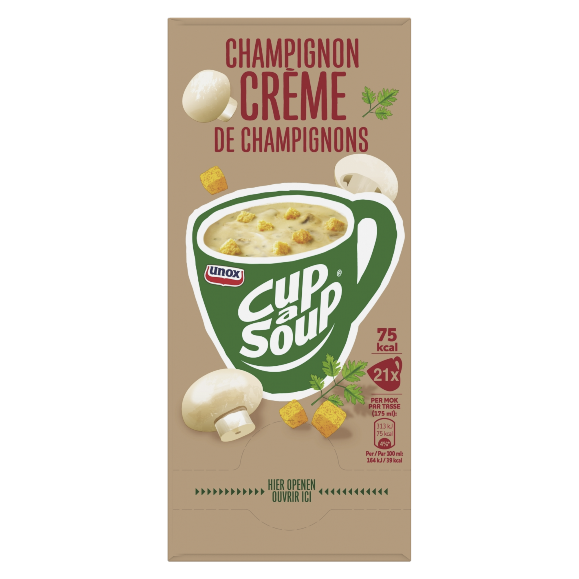 51487 Champignon creme cup-a-soup 21x175 ml