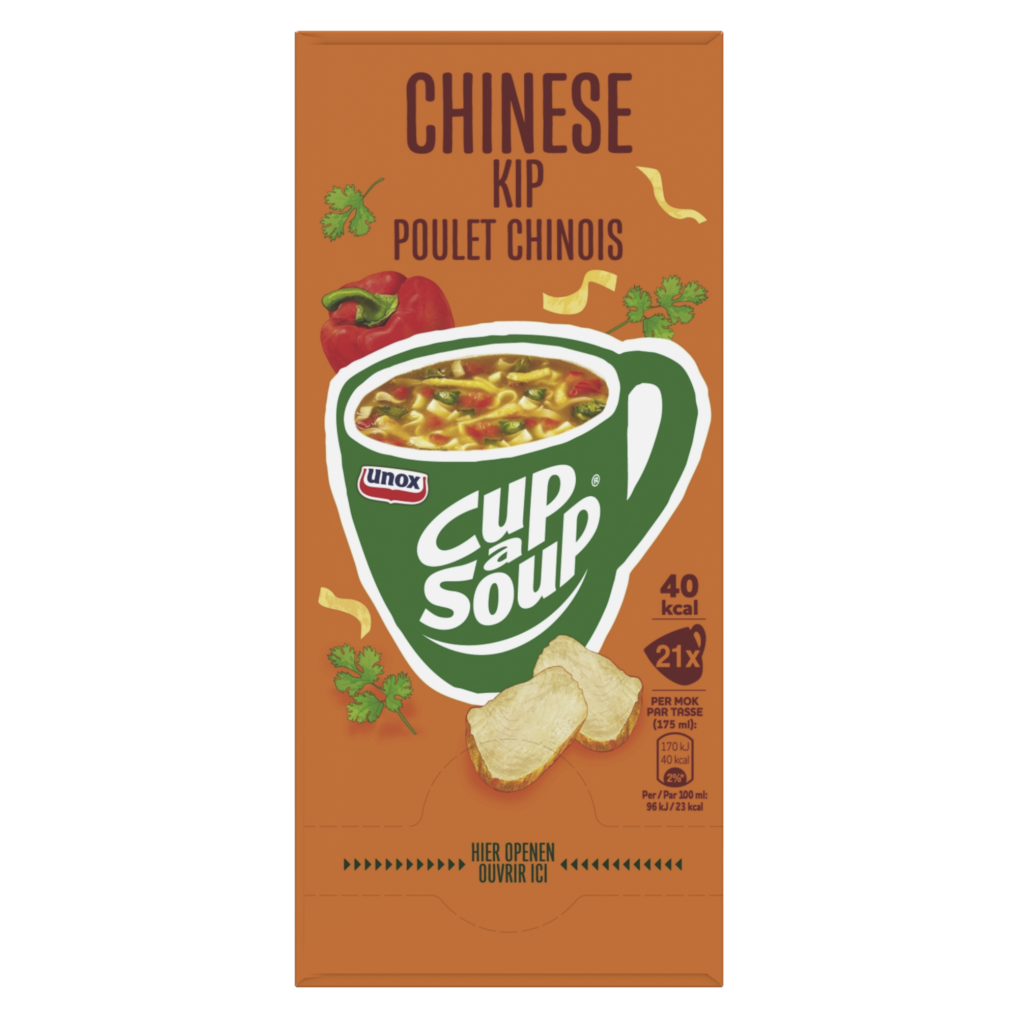 51489 Chinese kip cup-a-soup 21x175 ml