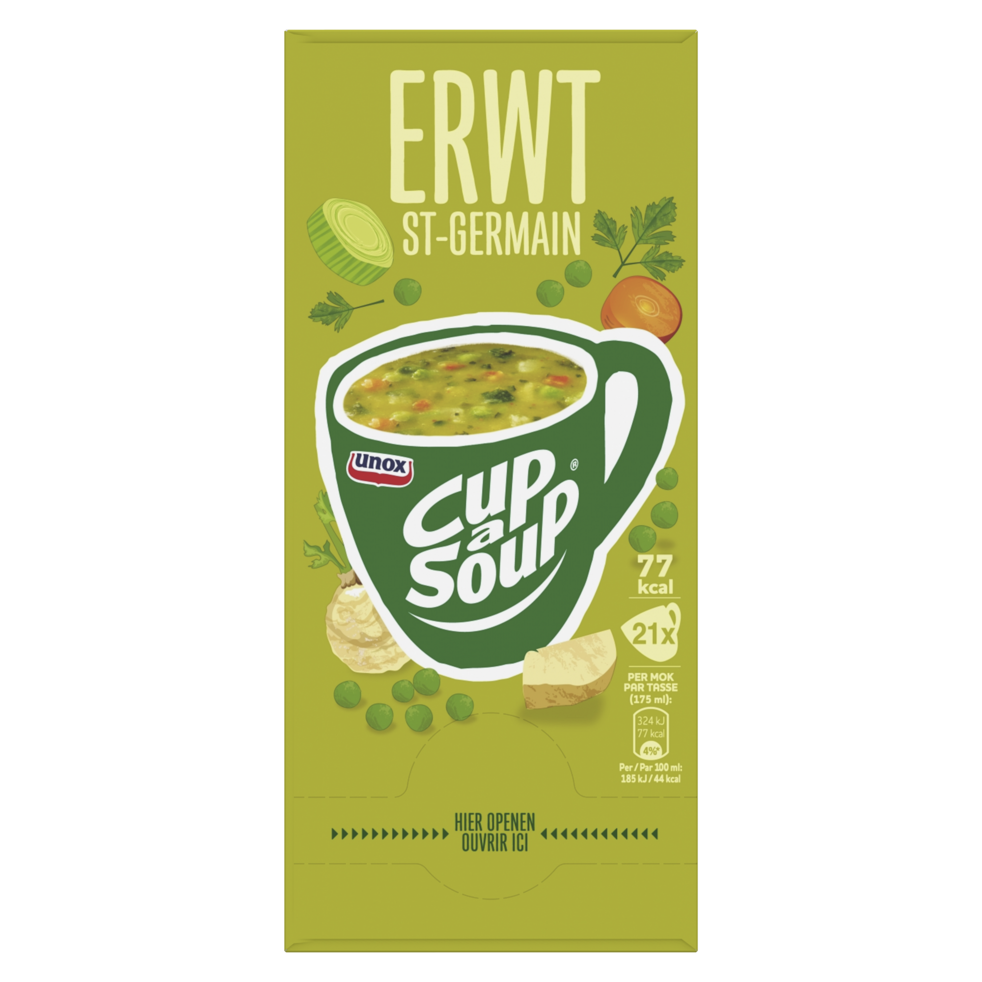 51491 Erwten cup-a-soup 21x175 ml