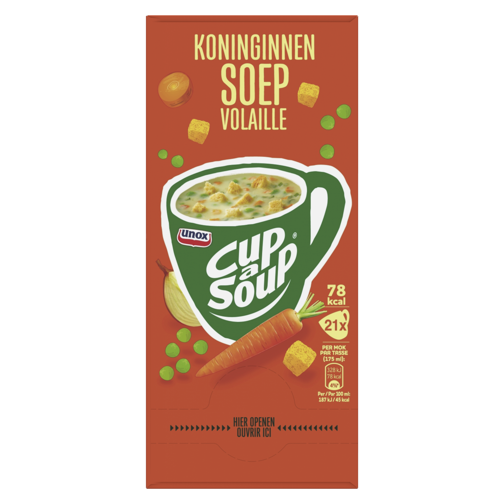 51497 Koninginne cup-a-soup 21x175 ml