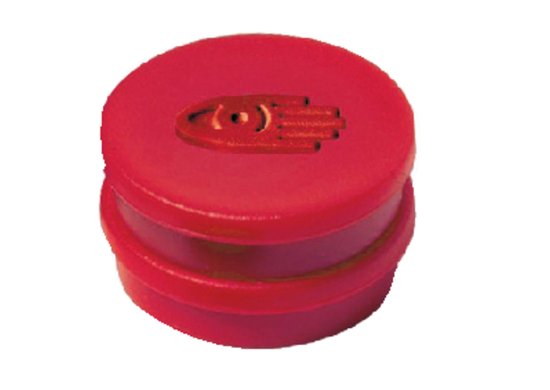 52405 Magneet rond 10mm. rood 1x10 st
