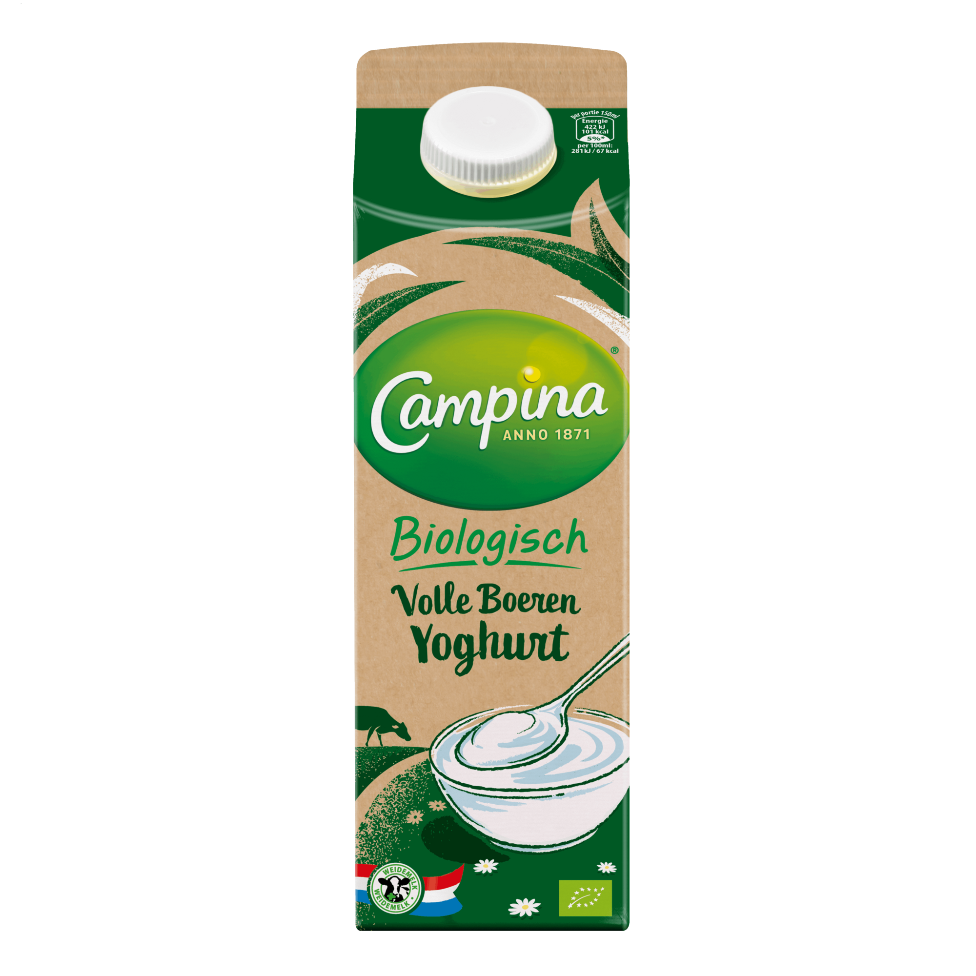 52869 Biologische boerenland yoghurt 1 liter