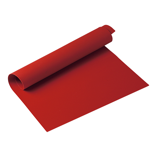 52884 Bakplaatmat rood siliconflex 53x32,5 cm