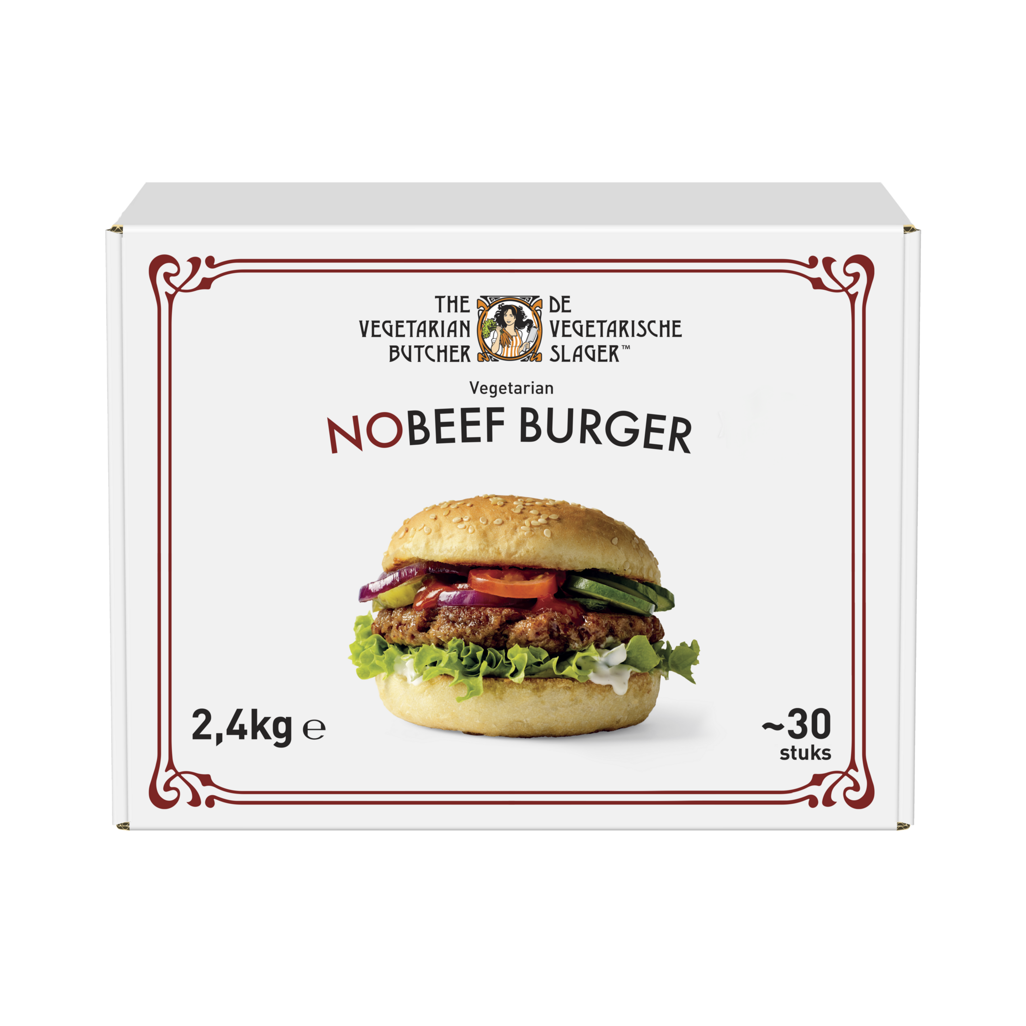 52979 Vegetarische no beef mc2 burger 30x80 gr