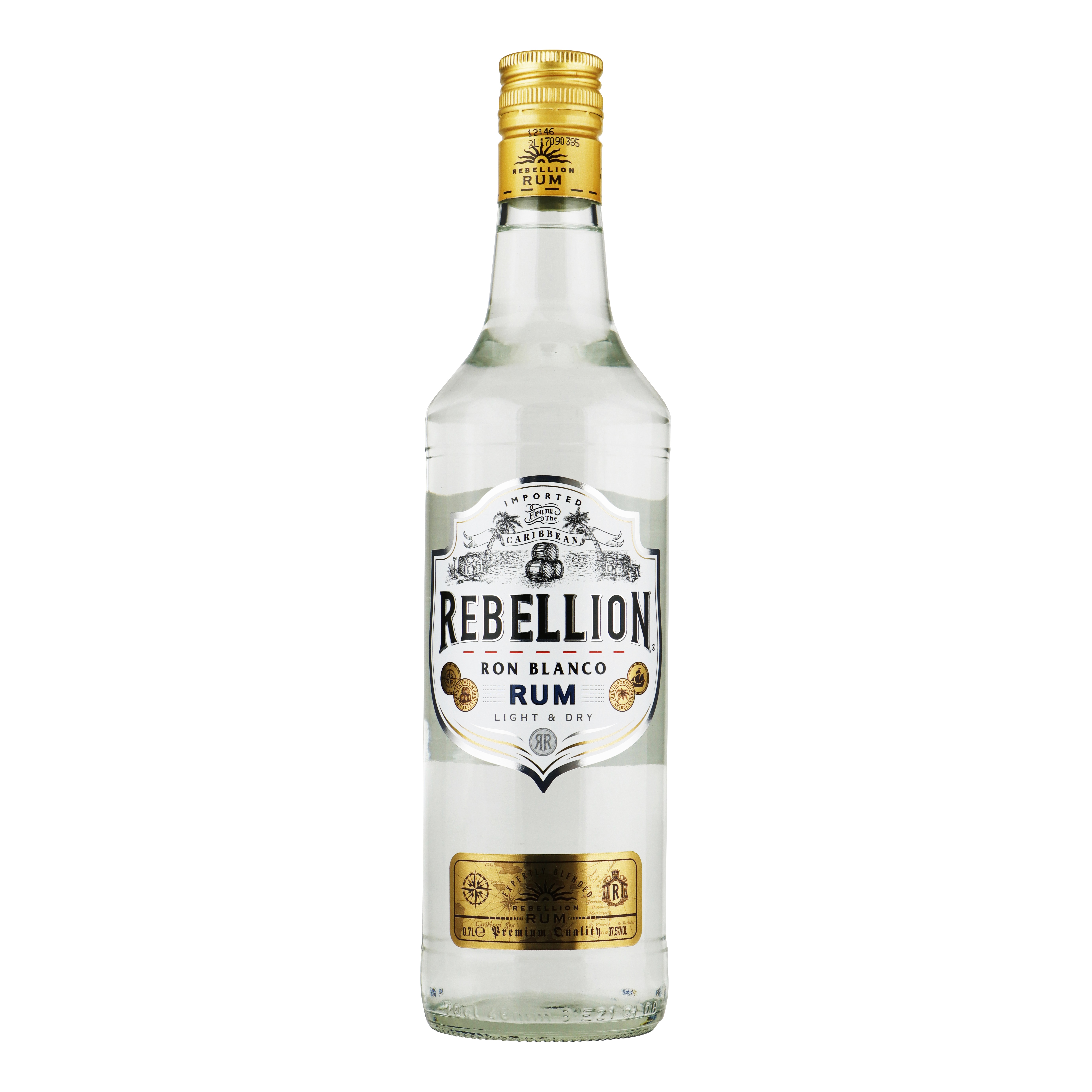 53105 Rebellion white rum 1x0,70 ltr