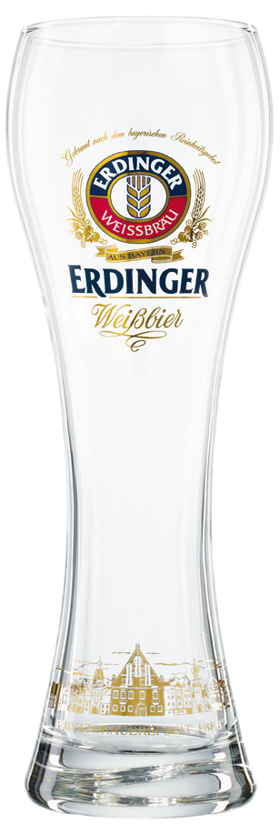 53303 Erdinger bier glas exclusiv 6x50 cl