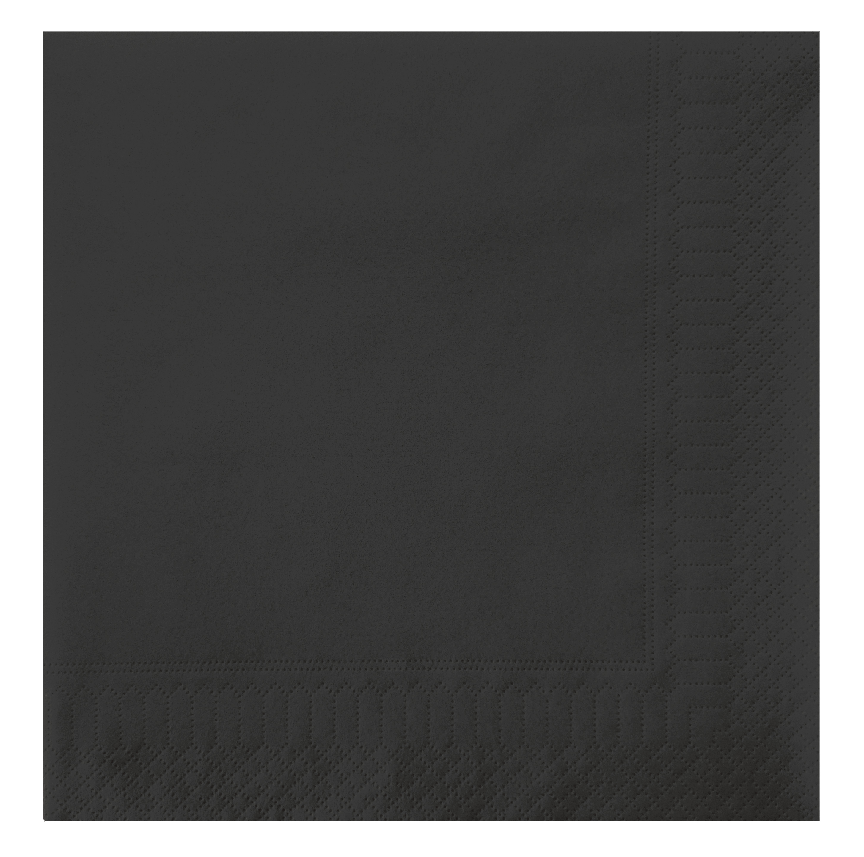 53642 Servet zwart 40 cm 2-laags 100 stuks