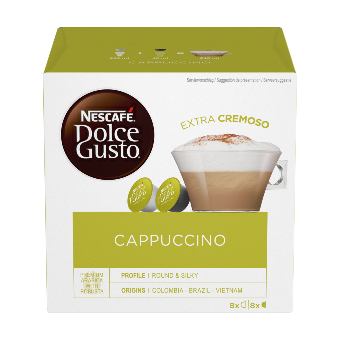 54374 Dolce gusto cappuccino 3x16 st