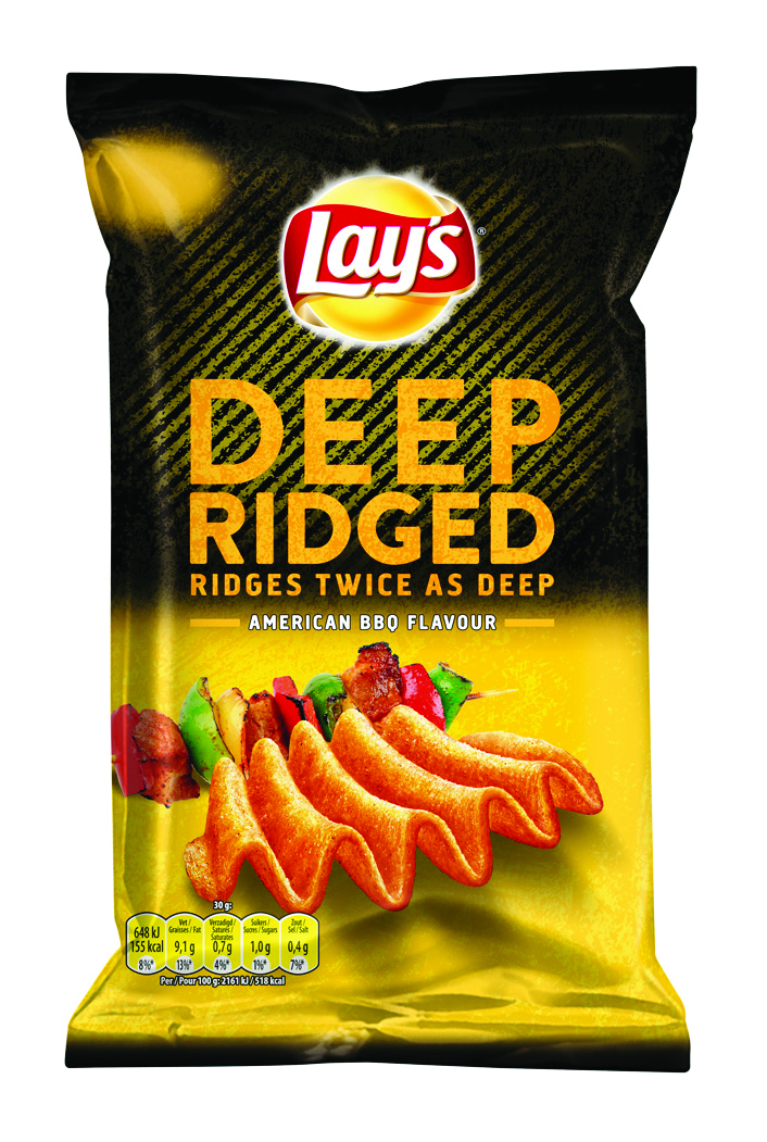 54528 Deep ridged bbq chips 9x147 gr