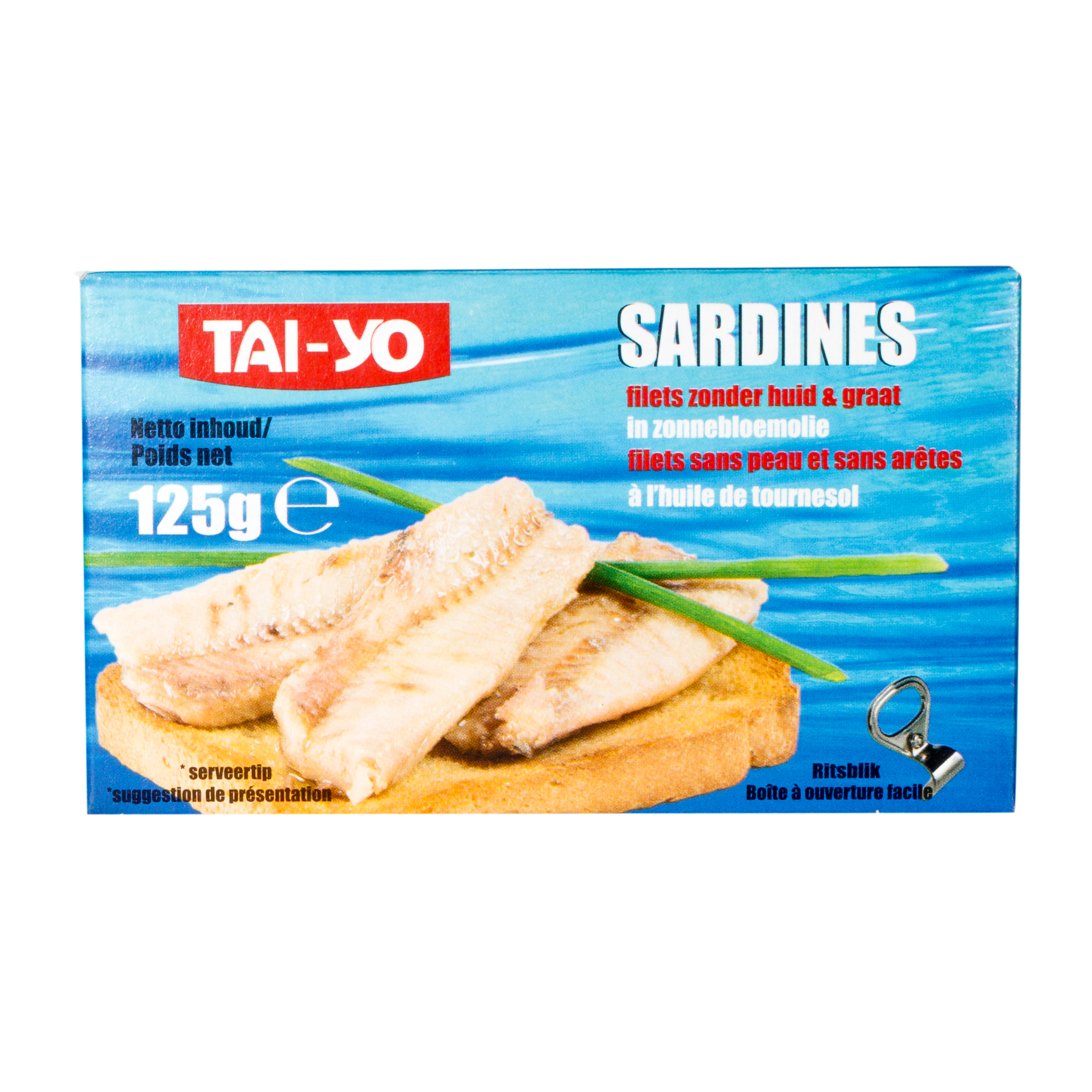 54565 Sardines in olie 25x125 gr